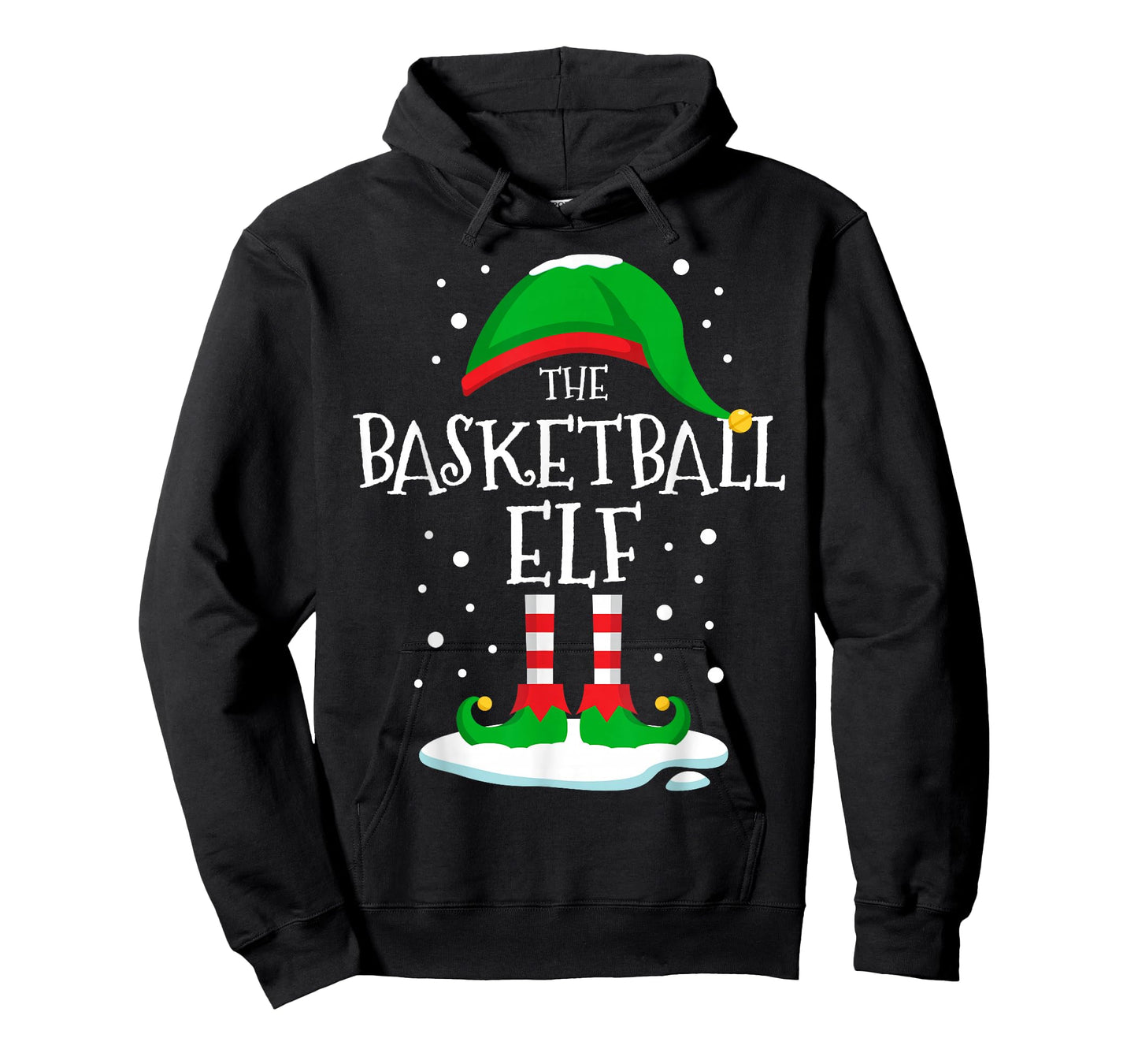The Basketball Elf Christmas Family Matching Xmas Funny T-Shirt