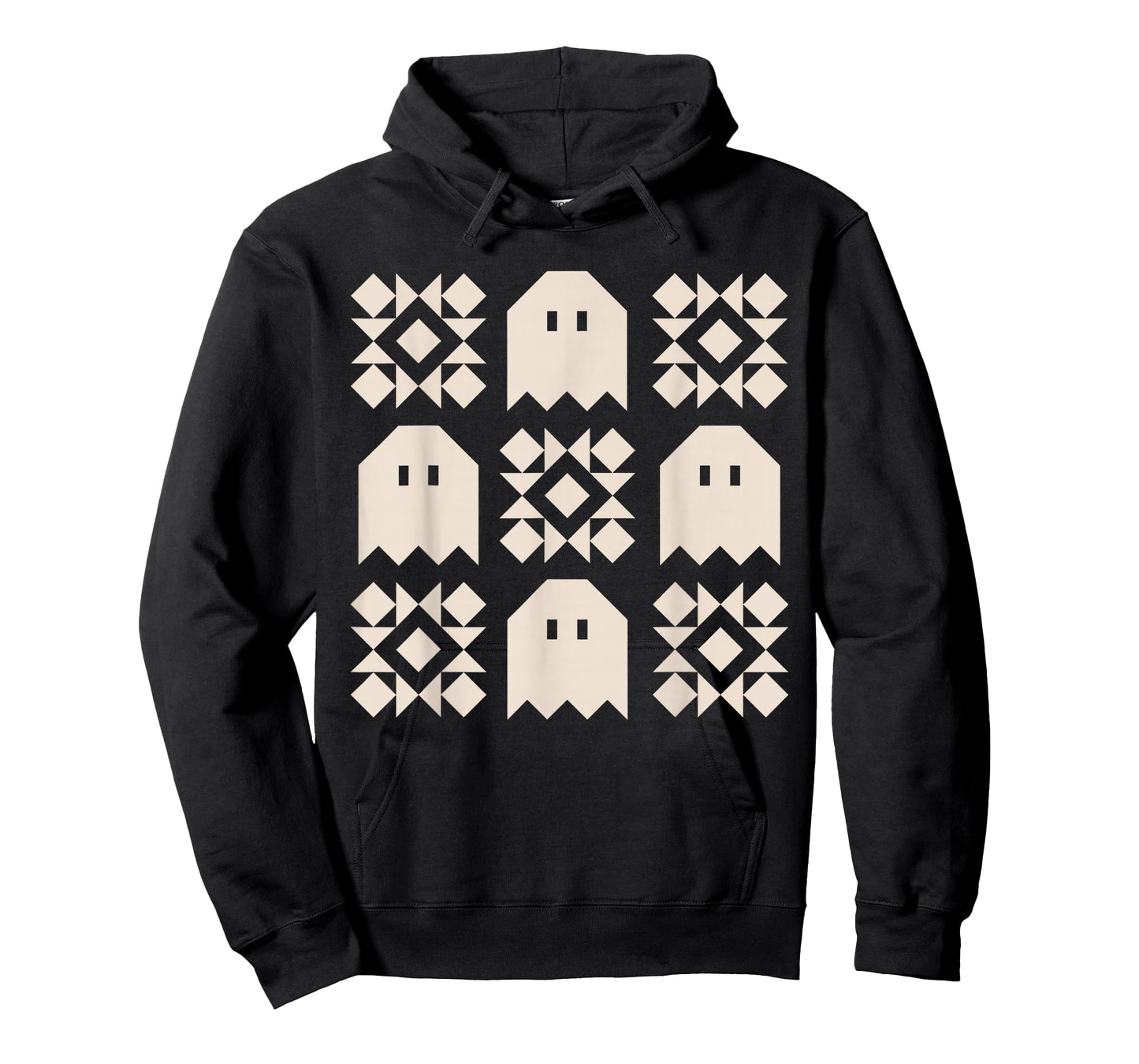 Ghost Quilt Block Halloween Quilting Ghost Block Quilter_ T-Shirt