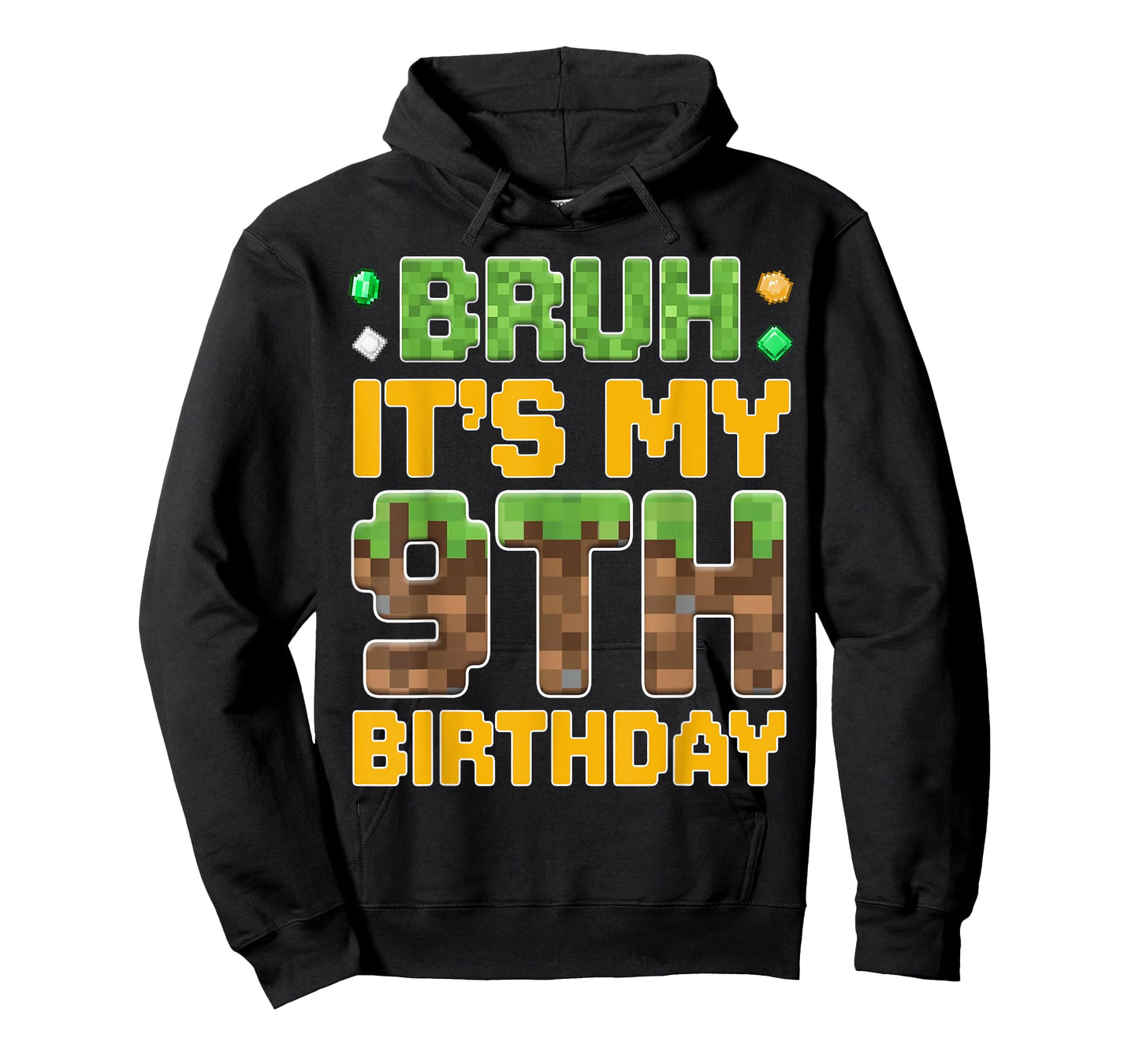 Birthday Boy Shirt It's My 9th Birthday Video Game Pixel T-Shirt