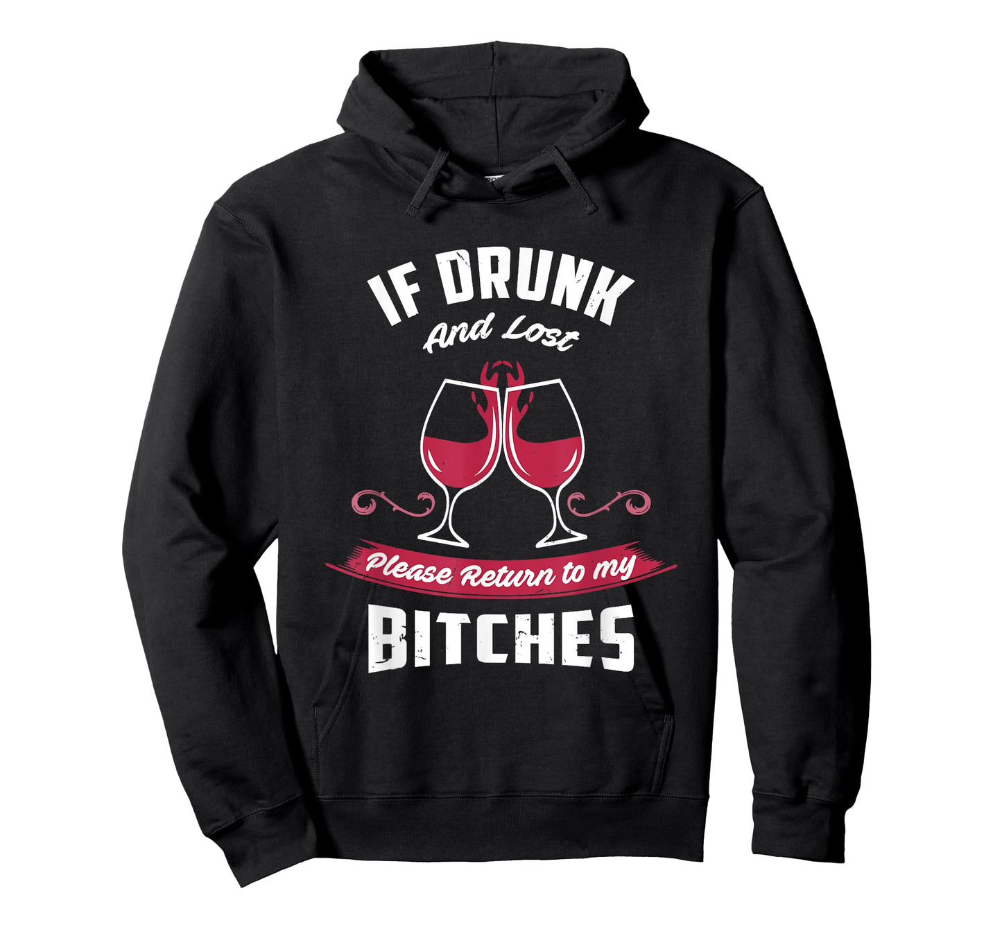 If Drunk and Lost | Funny Girls Night Out Party Drinking T-Shirt