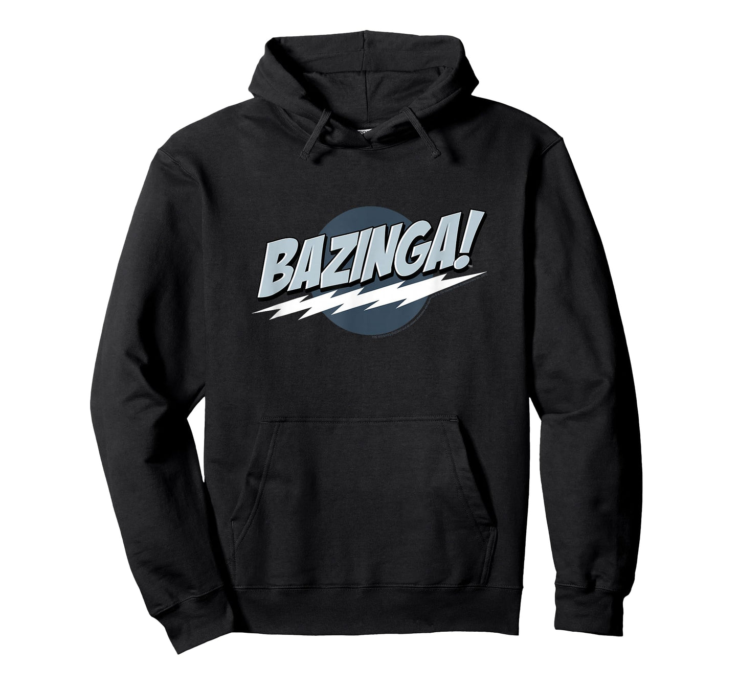 The Big Bang Theory Bazinga Cool Tones Logo TV Show T-Shirt