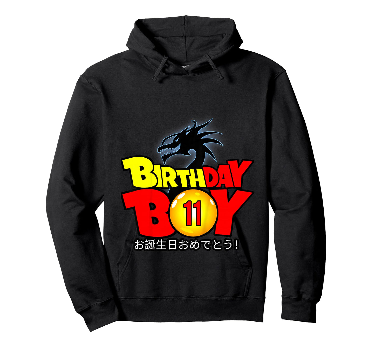 Kids 11 Year Old 11th Dragon Anime Style Birthday Gift For Boys T-Shirt
