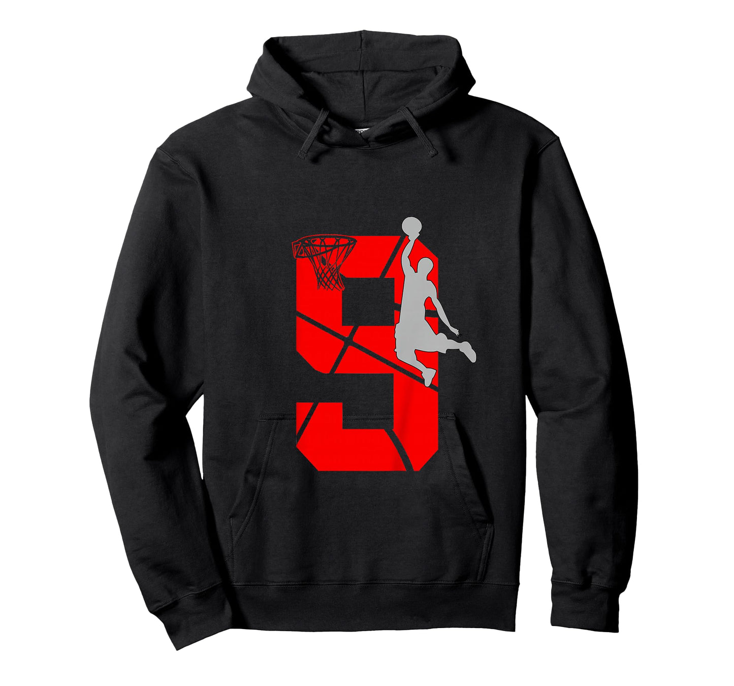 9 Year Old 9th Basketball Birthday PartyTheme Boys Girls T-Shirt