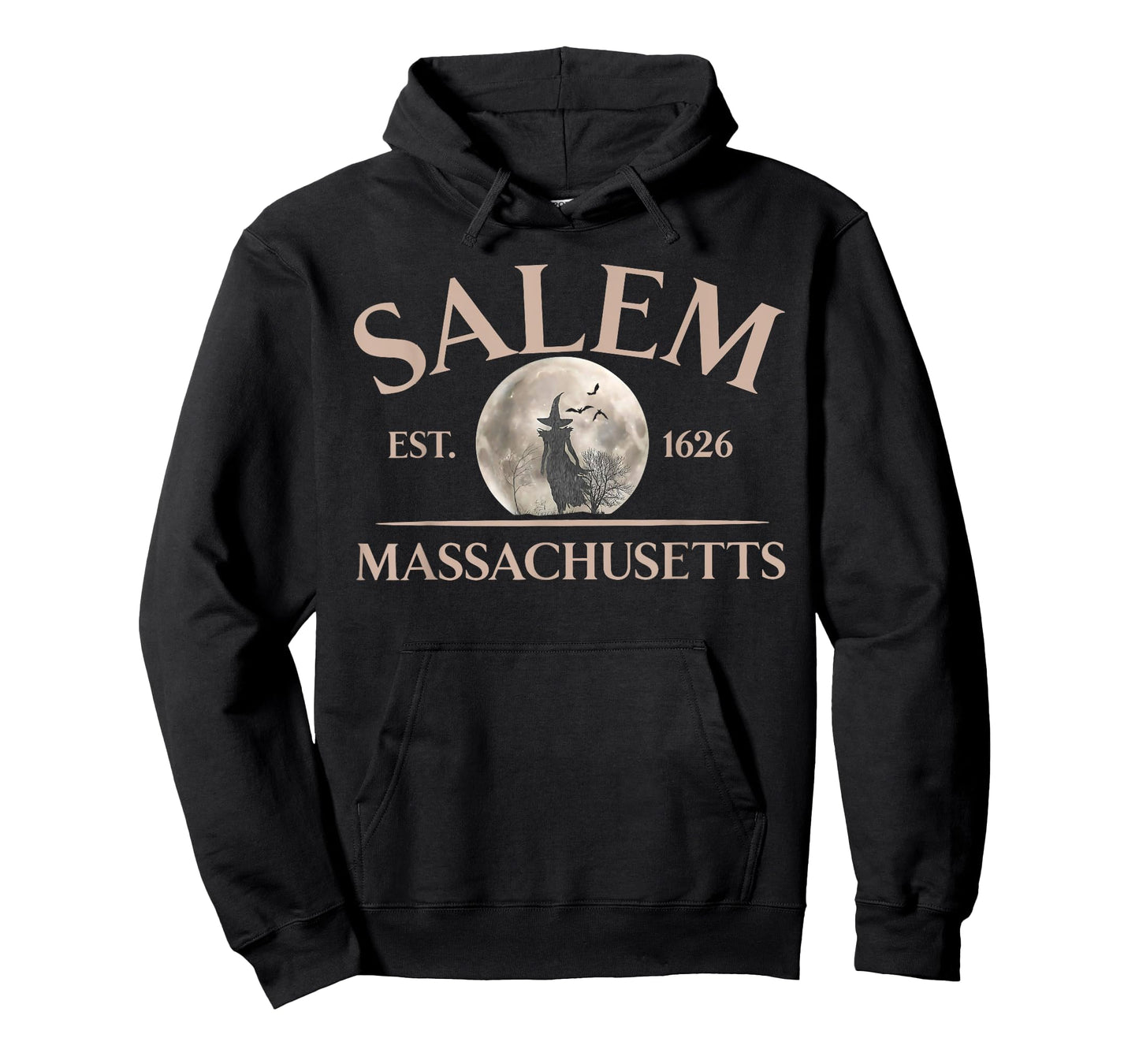 Salem Est 1626 Massachusetts Halloween Witch Spooky Season T-Shirt