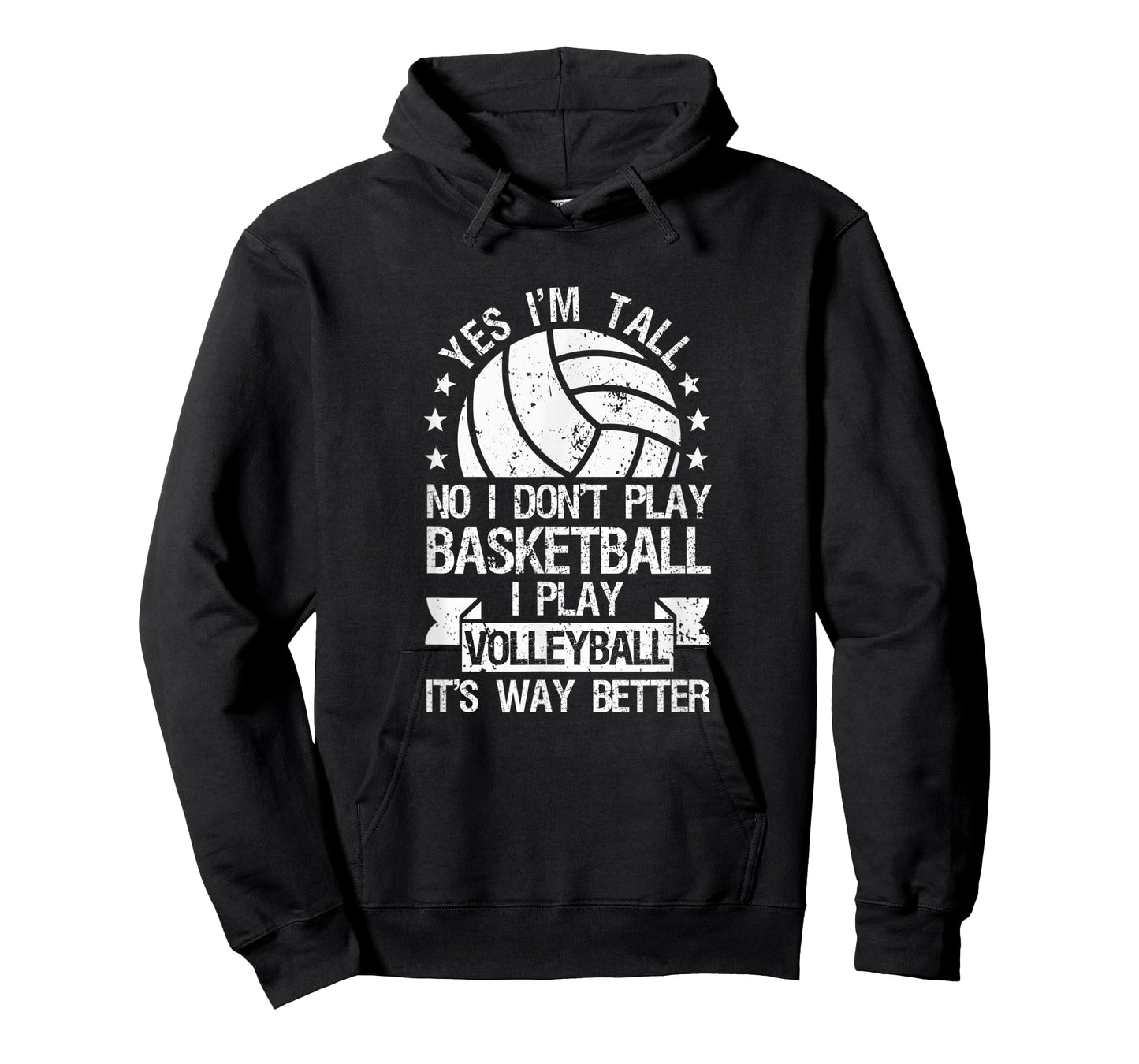 Yes I'm Tall No I Don't Play Basketball I Play Volleyball T-Shirt