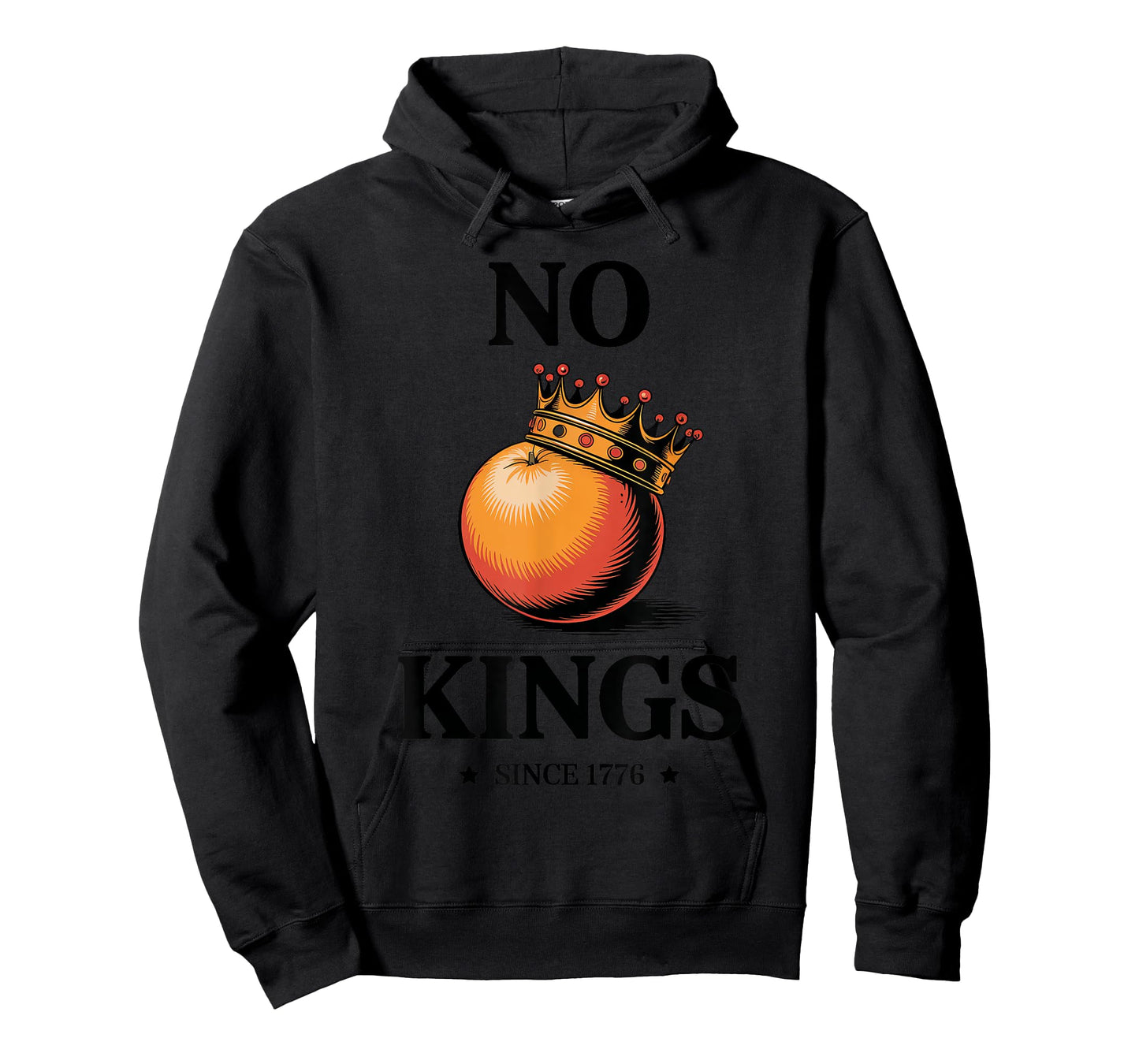 No Kings Day For Men Women Resist Orange No Kings In America T-Shirt