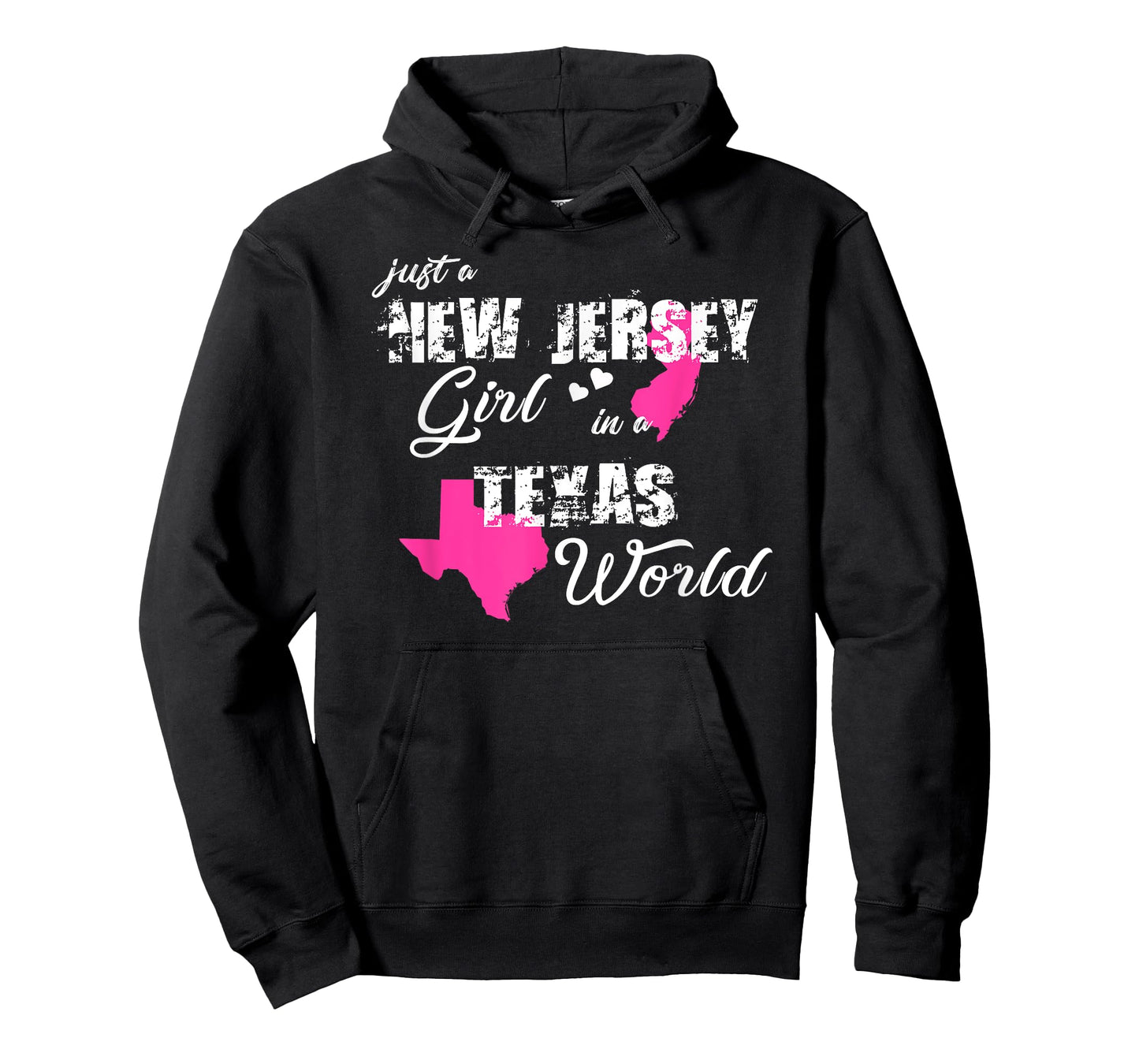 Funny New Jersey Shirts Just a New Jersey girl in a Texas T-Shirt