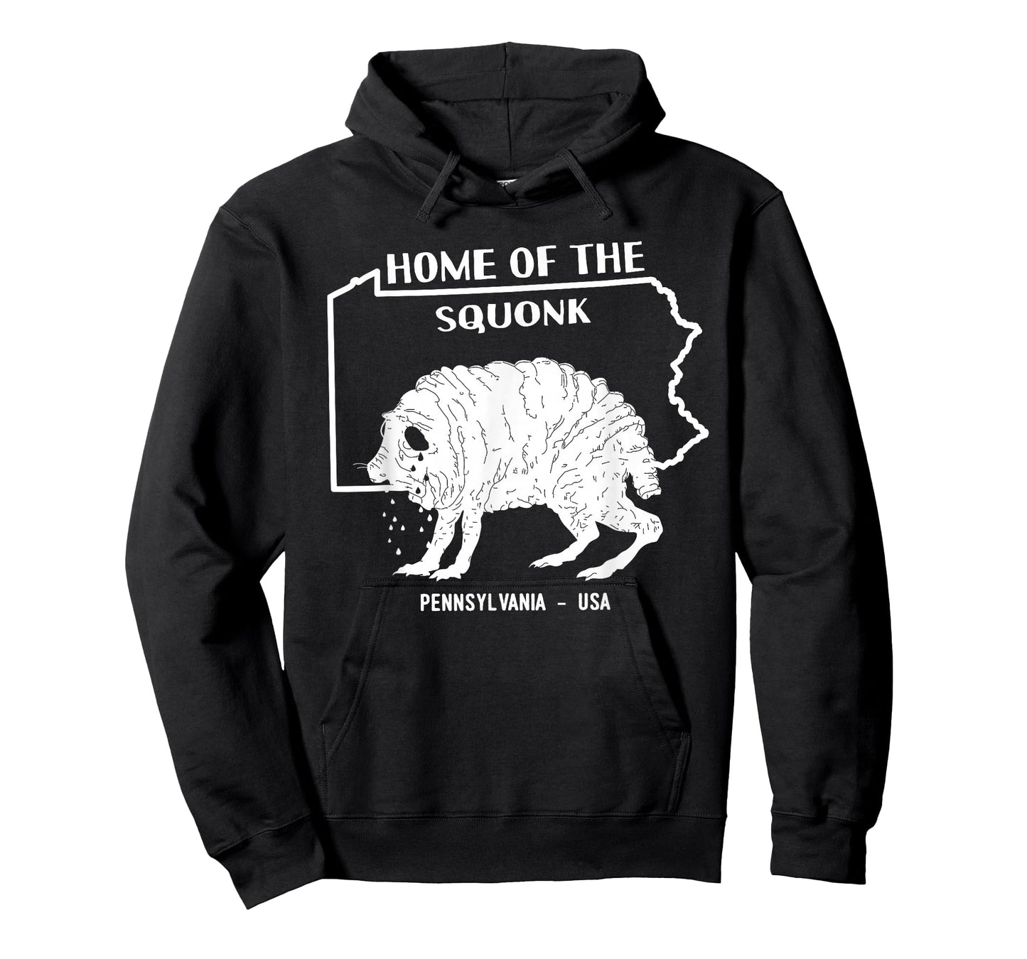 Home of the Squonk Cryptid Monster Sad Emo USA Pennsylvania T-Shirt