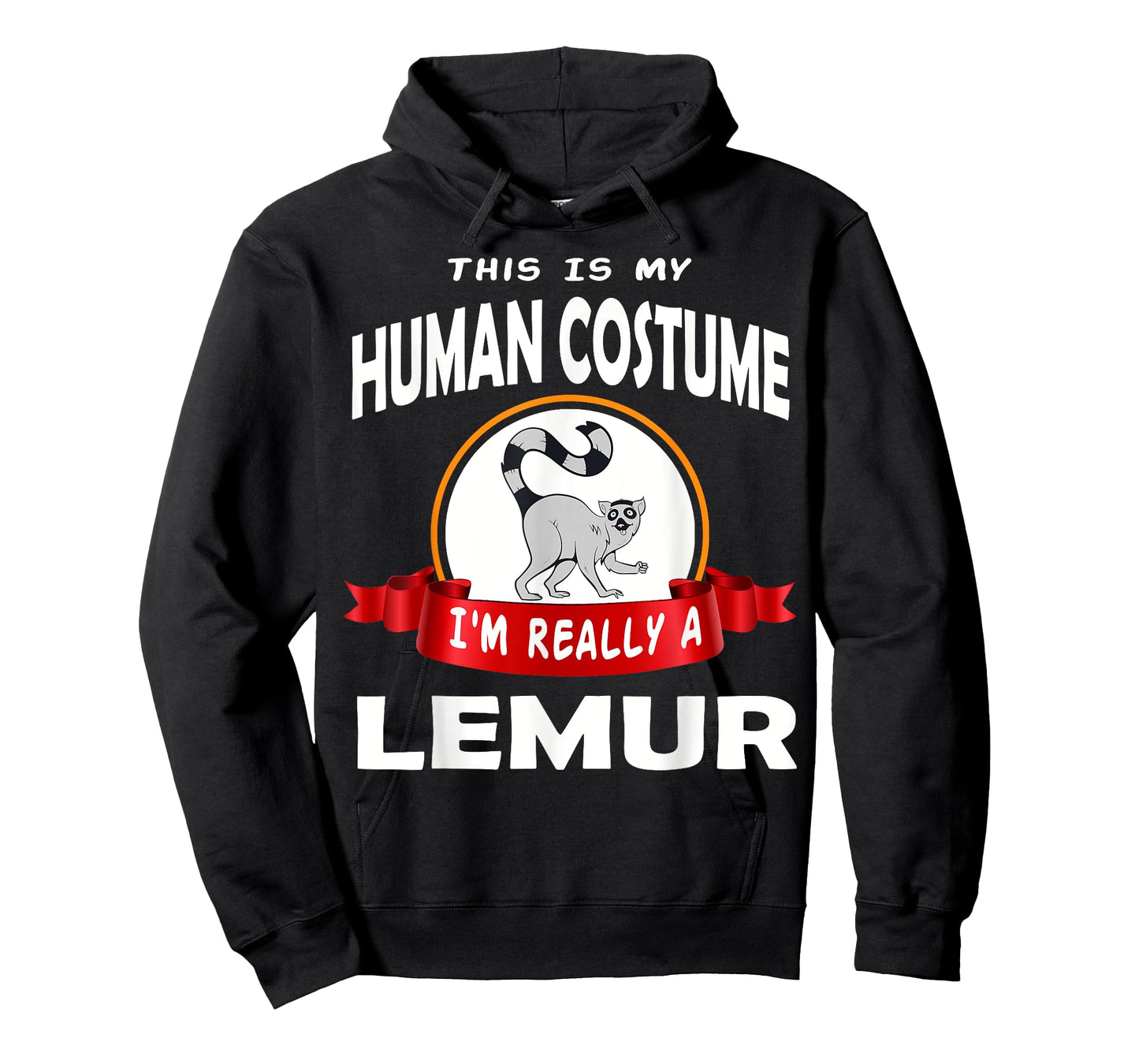 This Is My Human Costume I'm Really A Lemur Funny tee T-Shirt