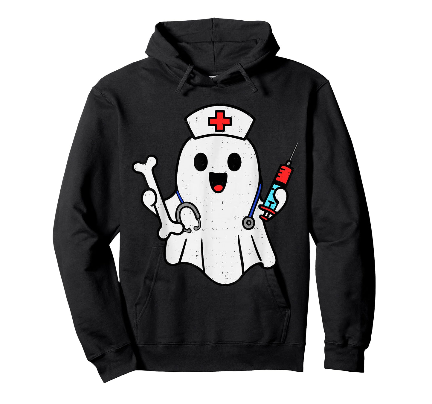 Nurse Ghost Humerus Scrub Top Halloween Healthcare RN LPN NP T-Shirt