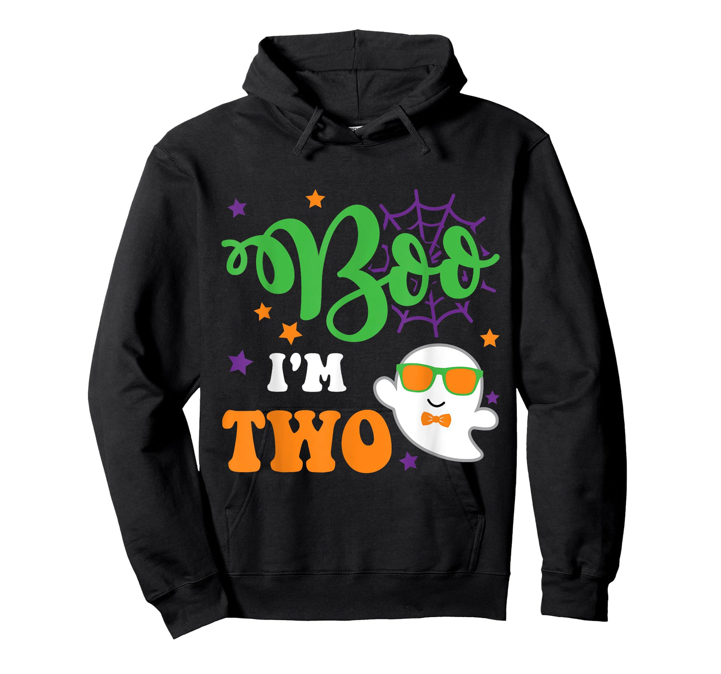 Boo I'm 2 Two Yr 2nd Birthday ghost halloween costume kids T-Shirt