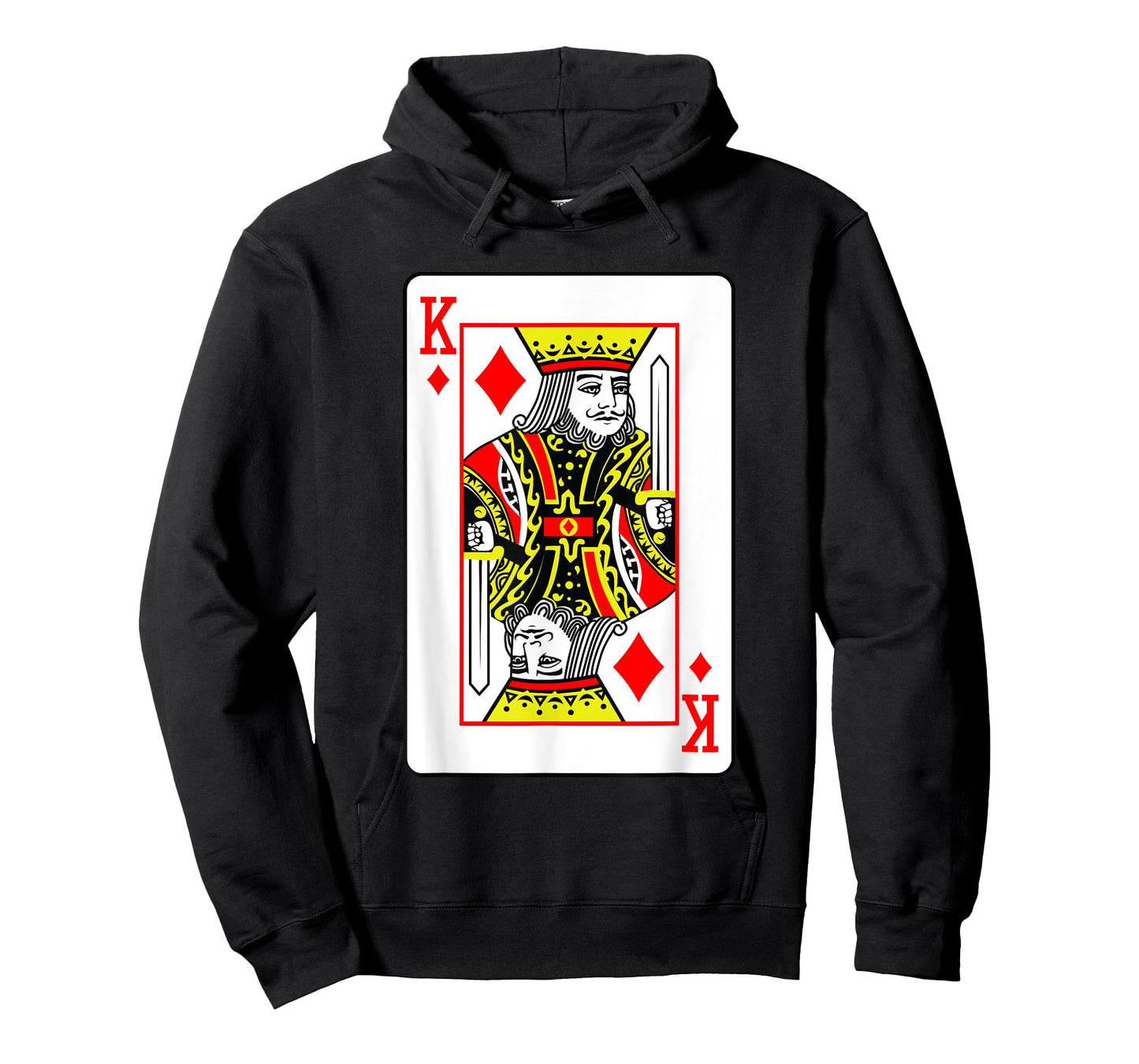 King Of Diamonds Poker Card Games Playing Cards Black Jack T-Shirt
