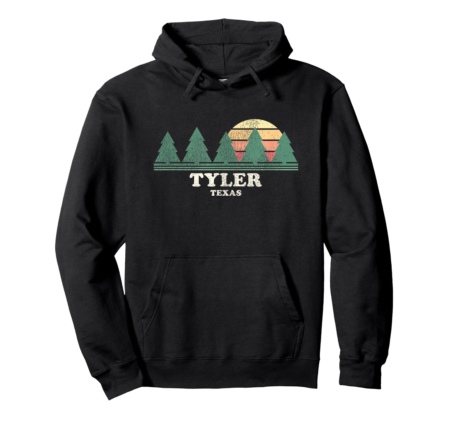 Tyler TX Vintage Throwback Tee Retro 70s Design T-Shirt