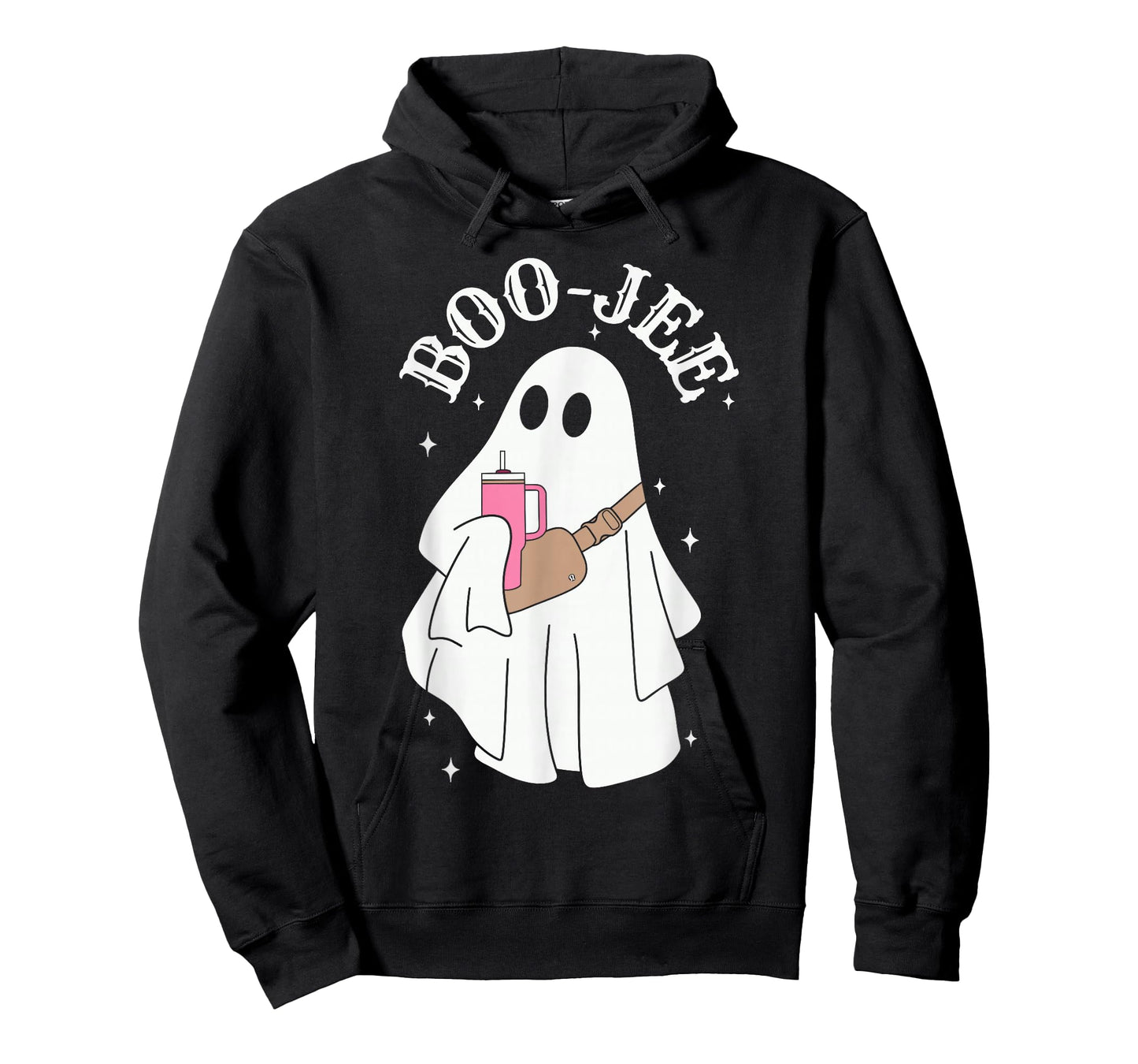 Boujee Boo-jee Cute Ghost Spooky Season Halloween Costume T-Shirt