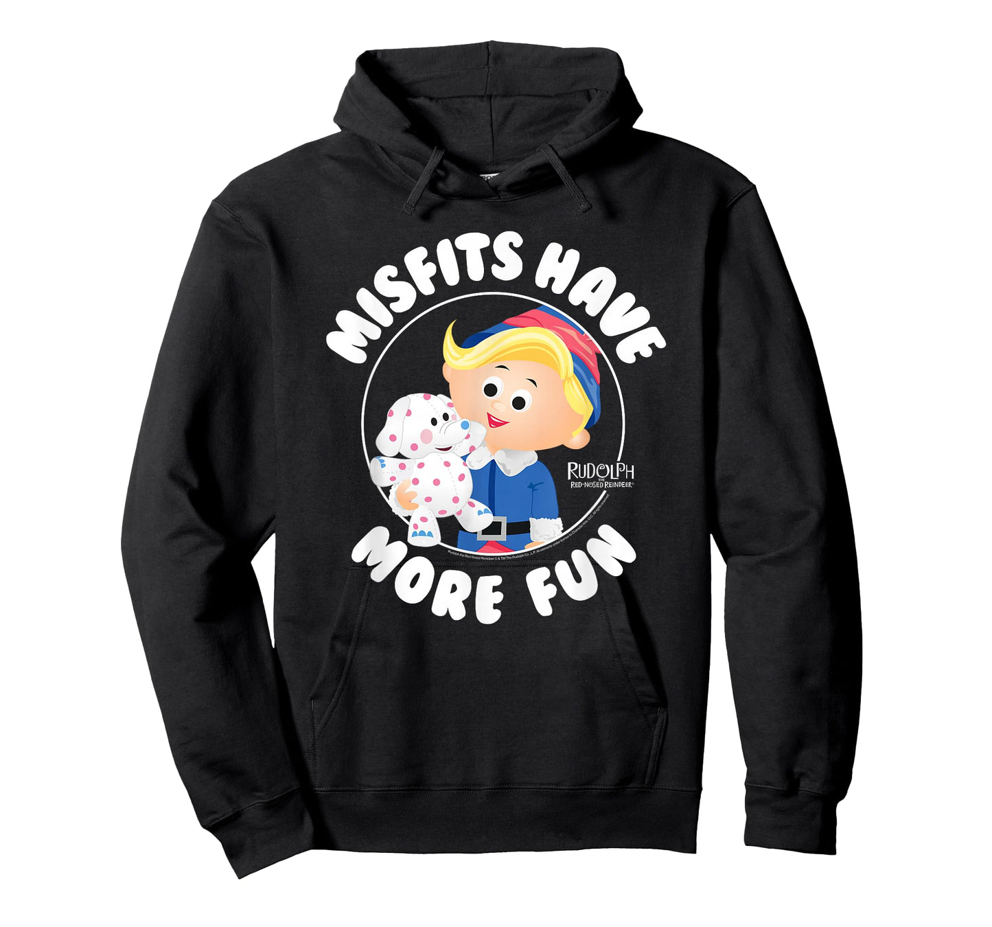 Rudolph Misfits Have More Fun Hermey Retro Christmas T-Shirt