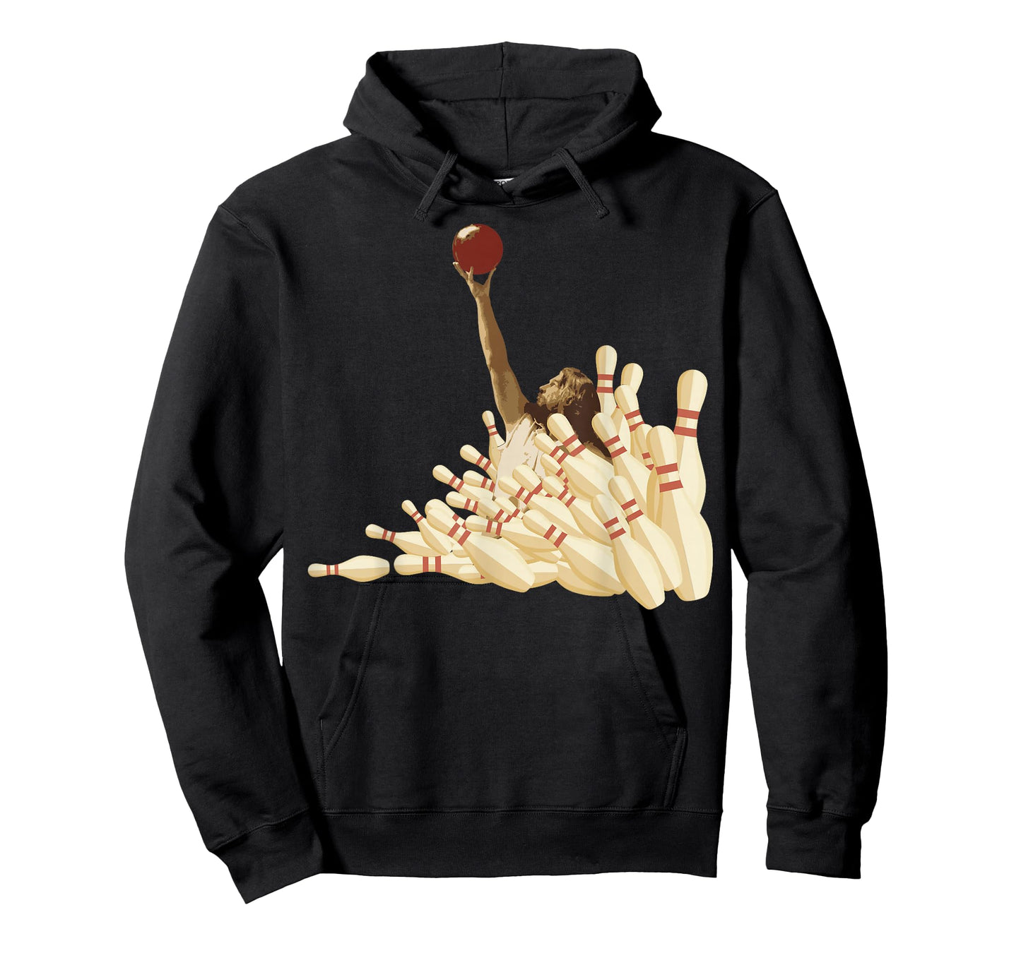 The Big Lebowski Bowling Pins Portrait T-Shirt