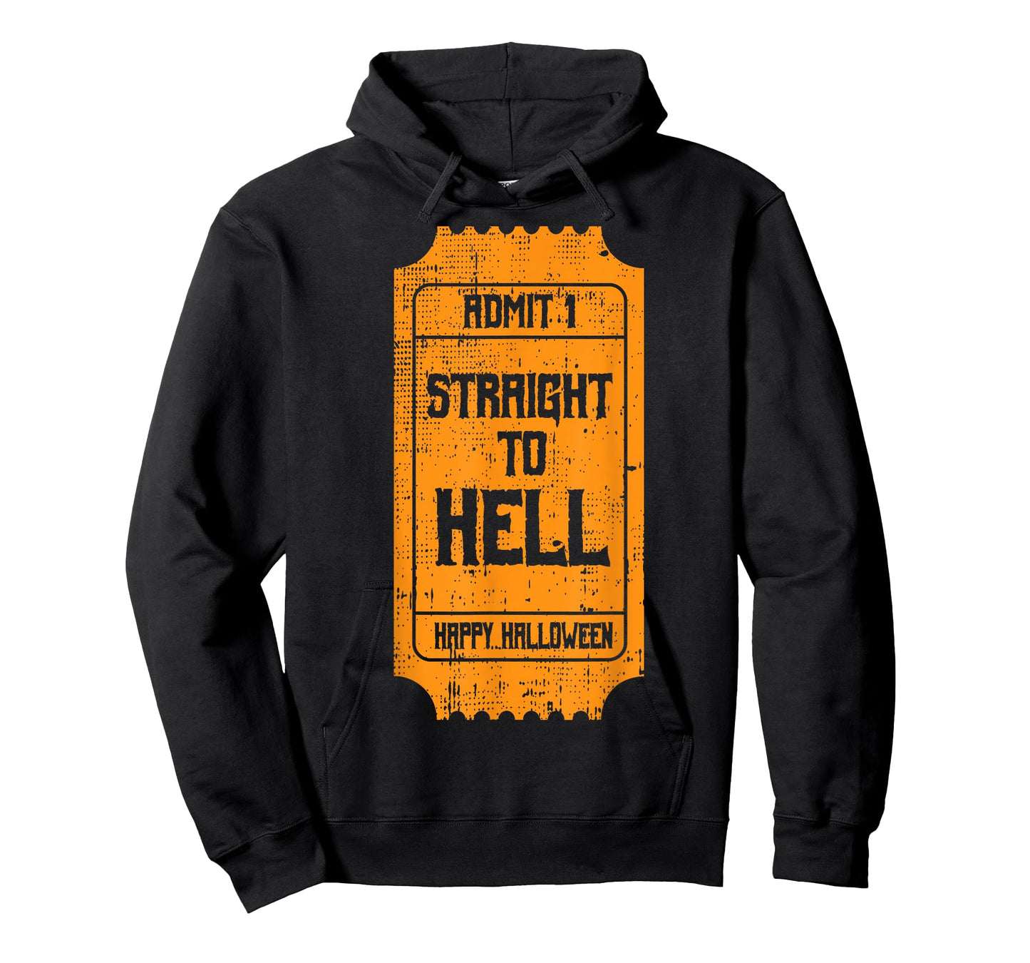 TO HELL Movie Ticket Costume Easy Halloween Gifts T-Shirt