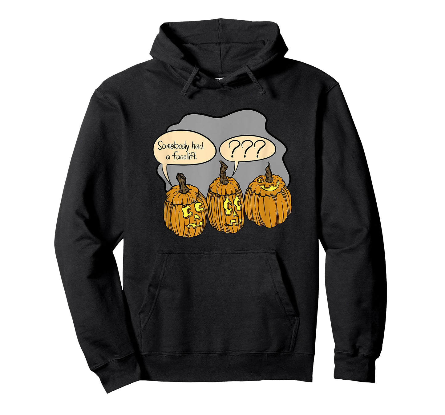 Somebody Had A Facelift Funny Halloween Pumpkin Costume T-Shirt