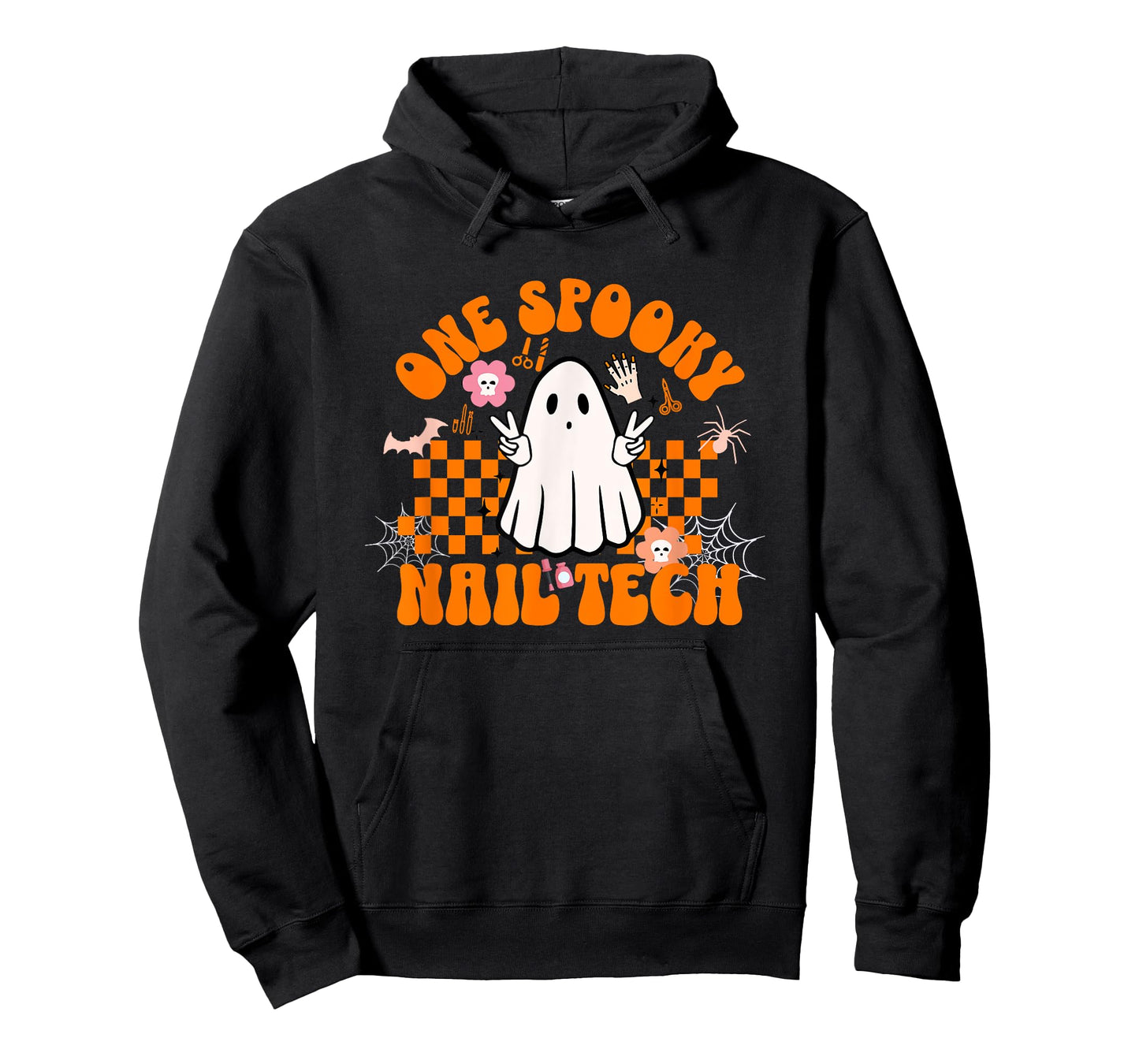 One Spooky Nail Tech Halloween for Nail Technicians Artists T-Shirt