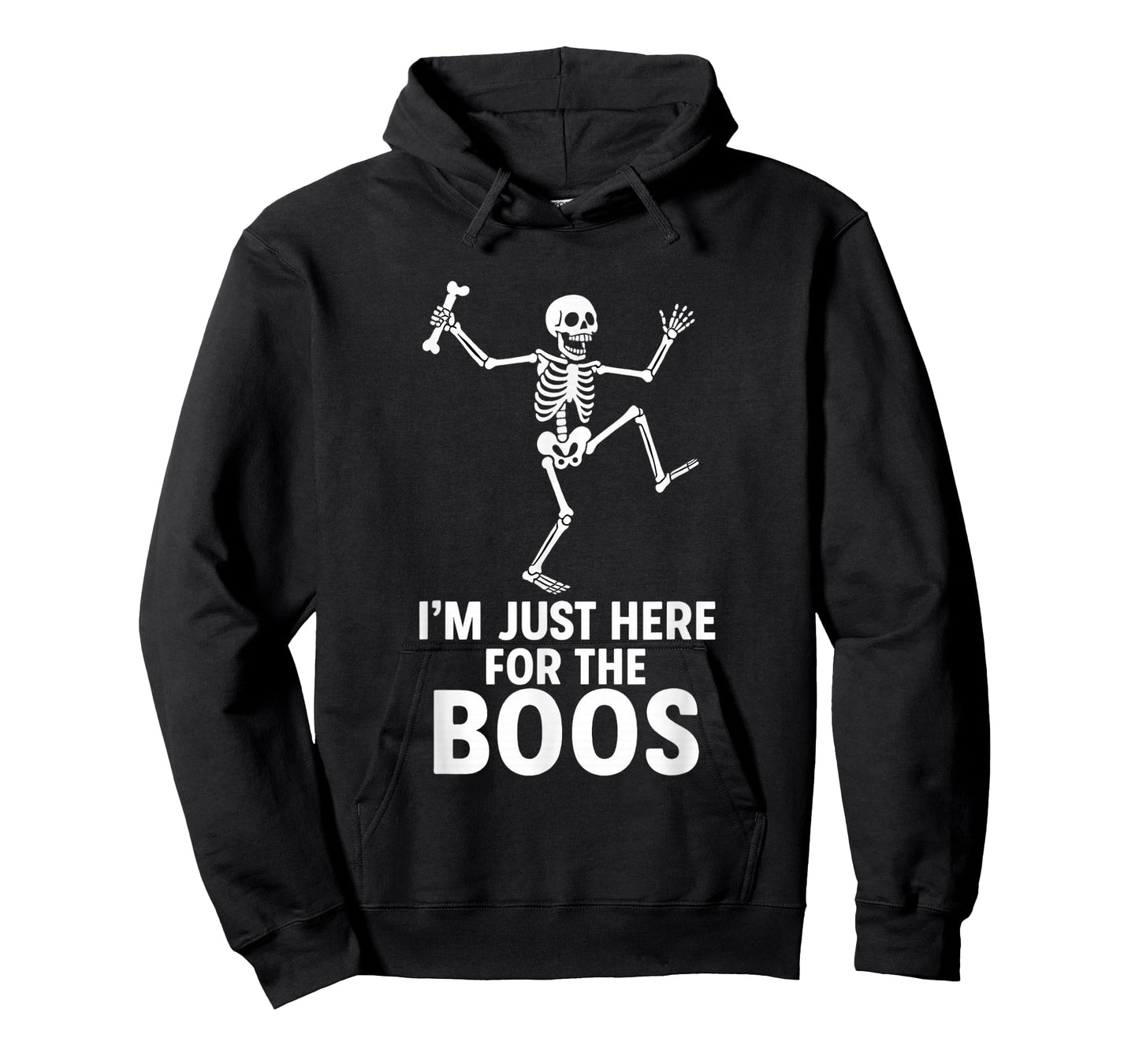 Halloween Skeleton Here for Boos Men Women Kid Funny Costume T-Shirt