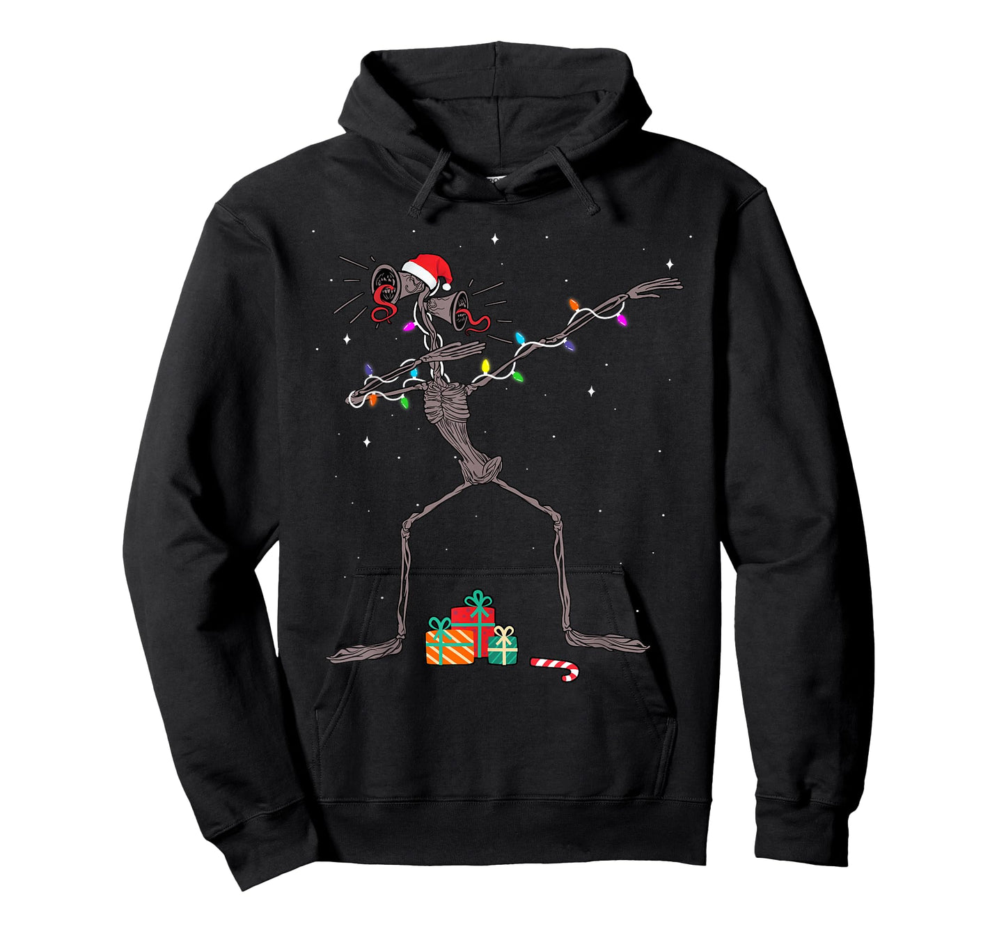 Funny dabbing Siren Head christmas lights kids meme T-Shirt