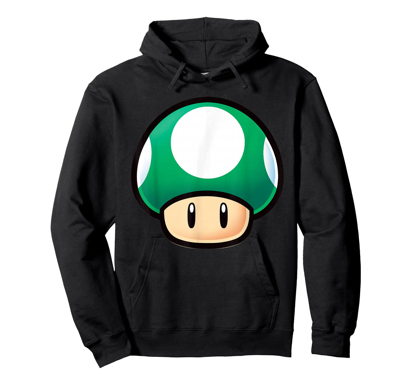 Super Mario Green Mushroom Big Face T-Shirt
