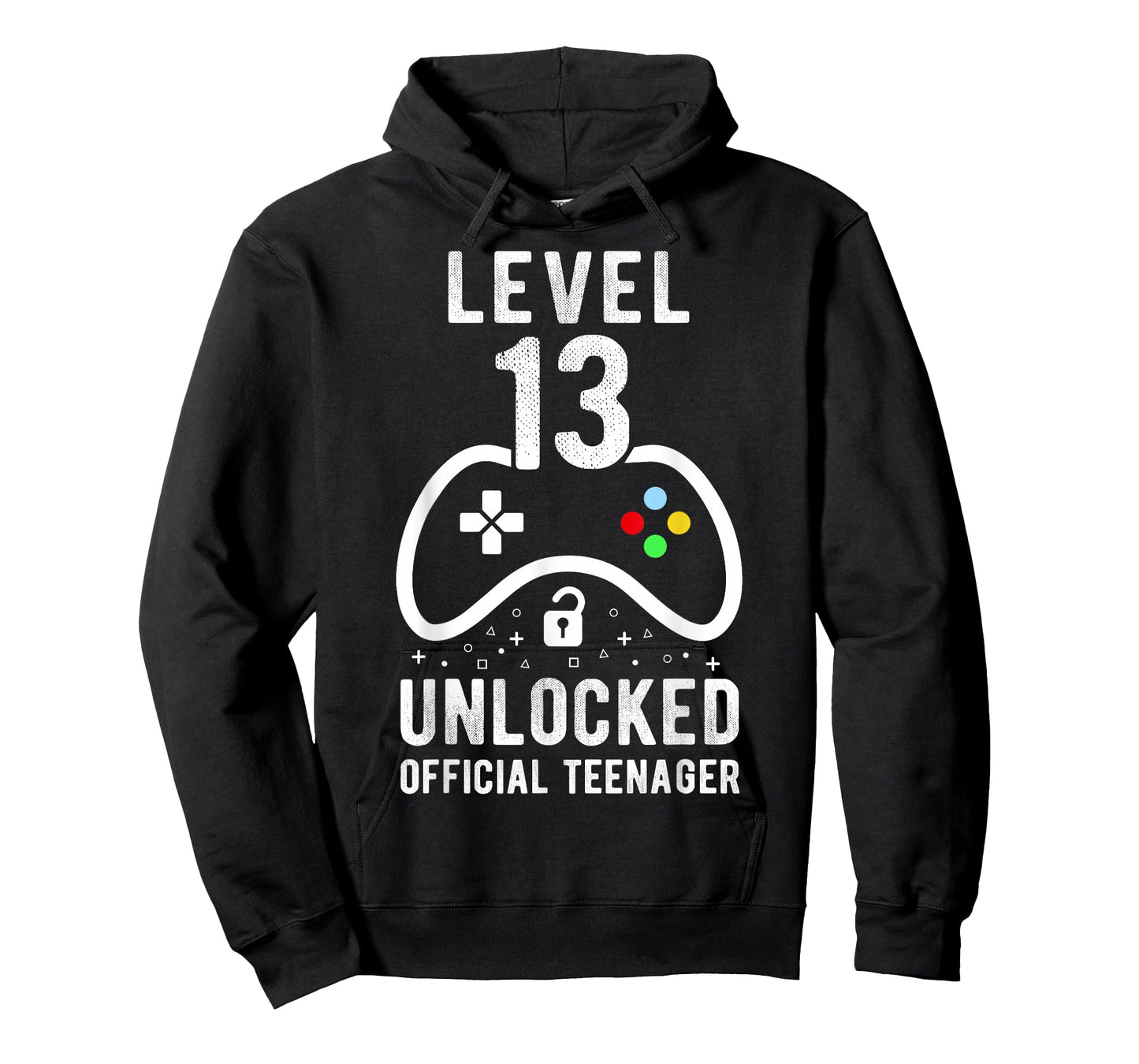 Official Teenager 13th Birthday Level 13 Unlocked T-Shirt