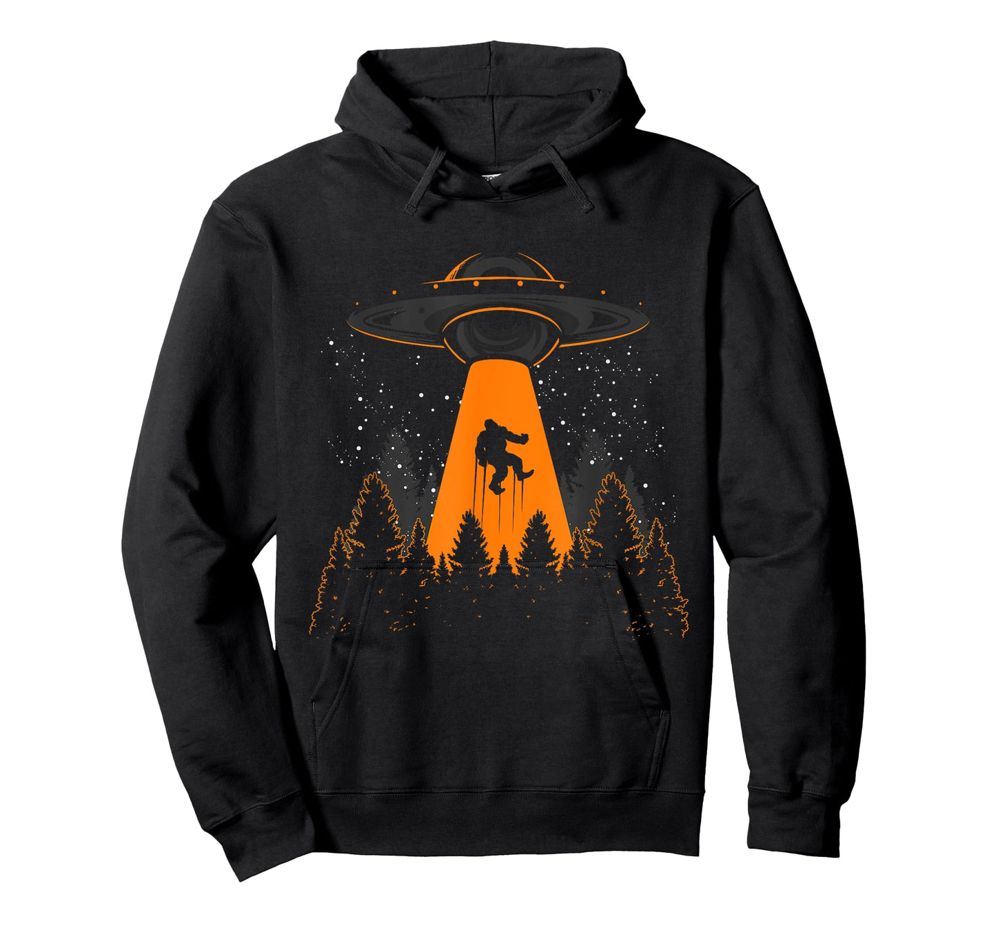 Funny Yeti Sasquatch Alien Bigfoot UFO Abduction Bigfoot T-Shirt