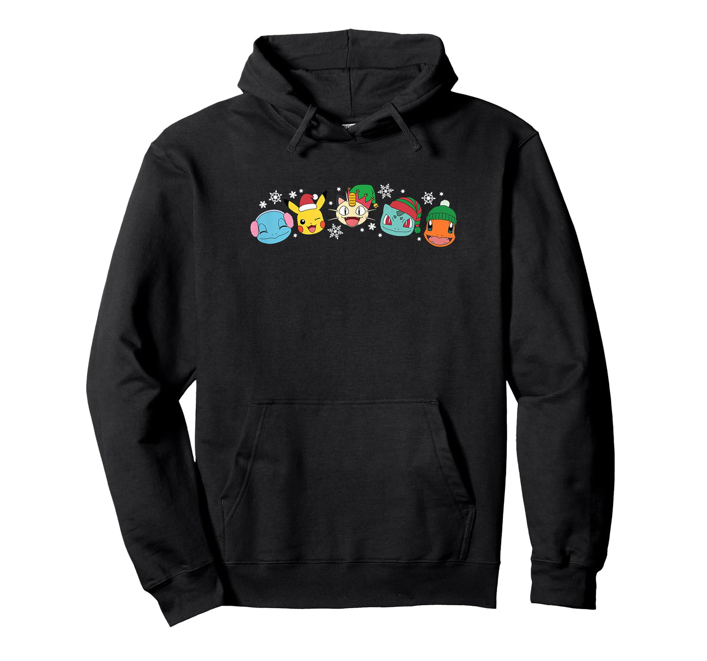 Pokémon - Festive Faces Holiday Snowflake Fun T-Shirt