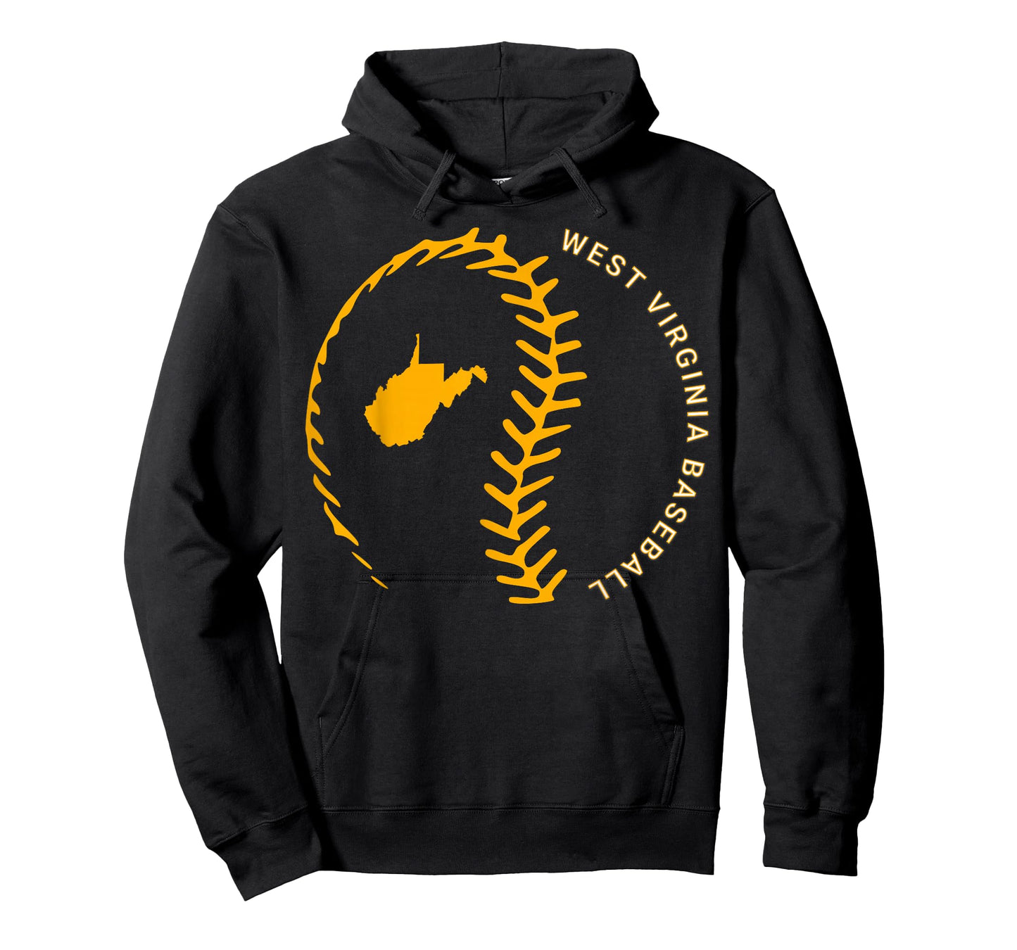 State of West Virginia Baseball WV Pride Baseball Threads T-Shirt