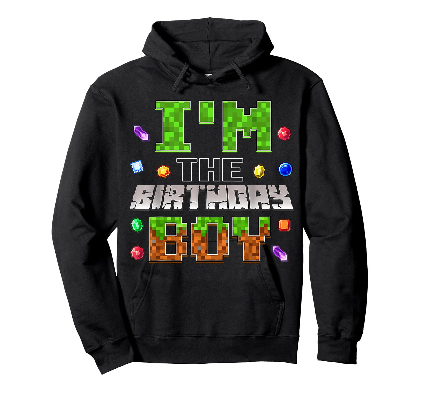 I'm The Birthday Boy Game Pixel Number Birthday Party T-Shirt