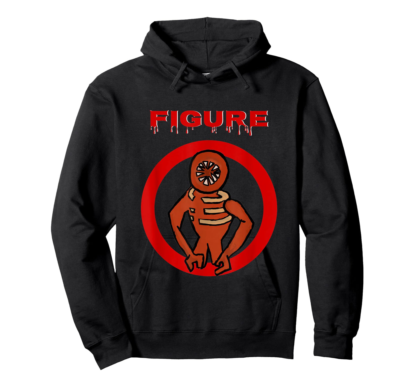 2022 Black Monster Horror Game Doors Figure T-Shirt Small