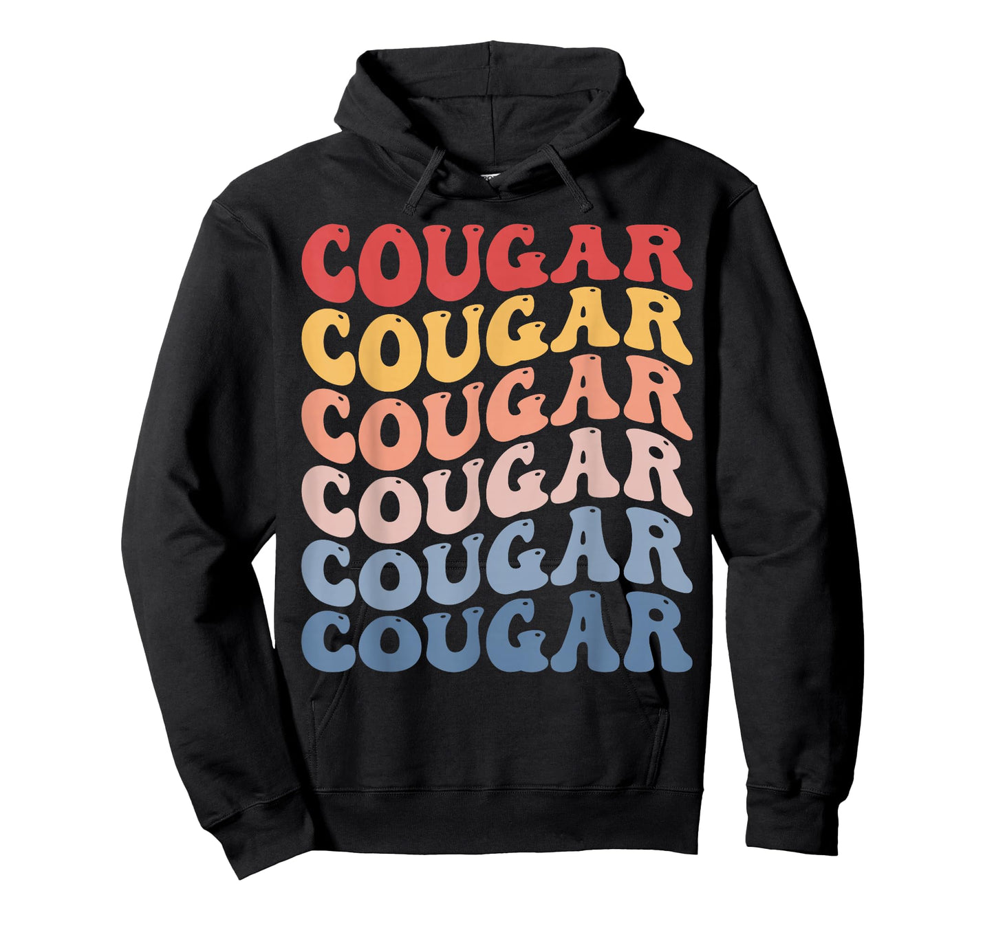 Cougar Groovy Retro T-Shirt