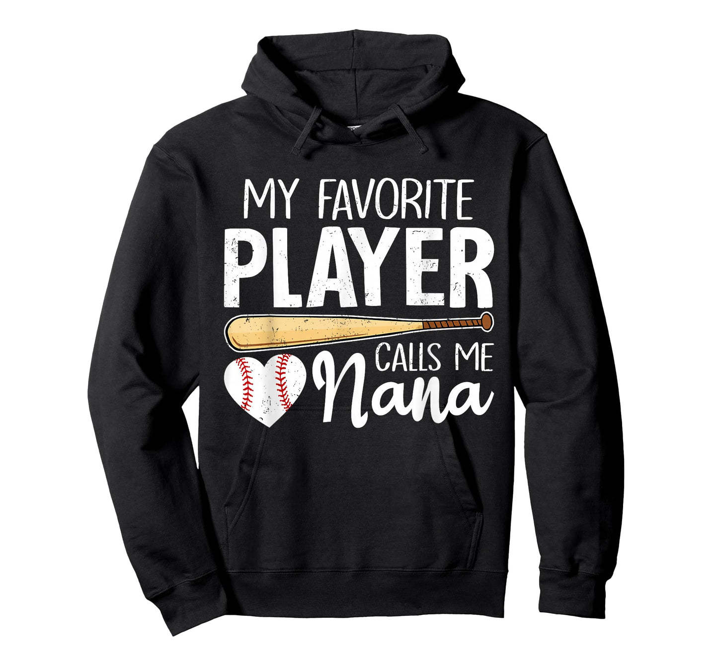 Baseball Grandma My Favorite Player Calls Me Nana Baseball T-Shirt