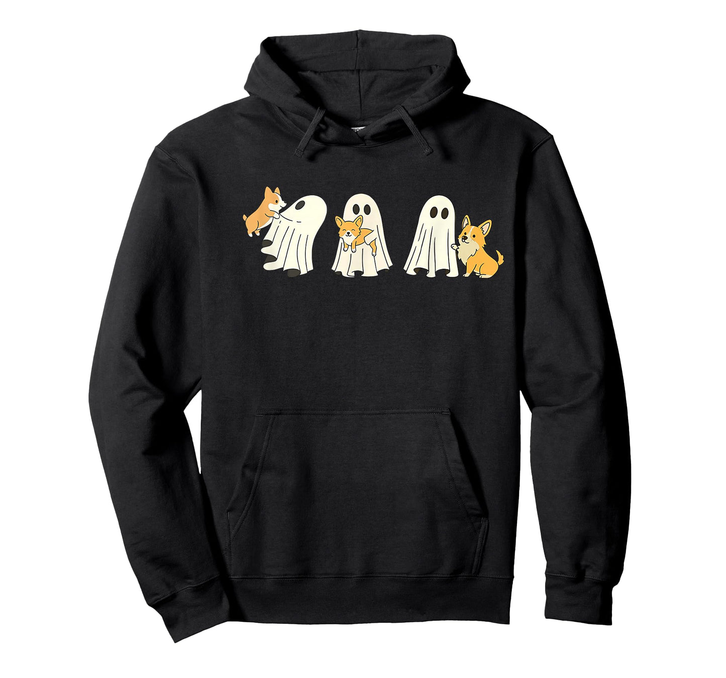 Corgi Dog Halloween Ghost T-Shirt