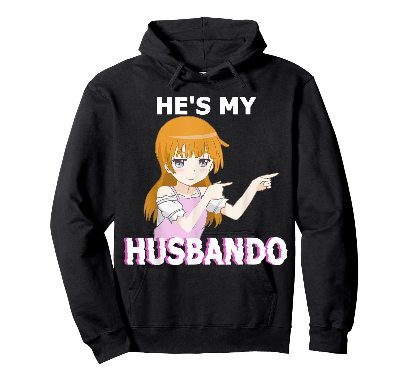 He's my Husbando She's my Waifu Anime Manga Couple Matching T-Shirt