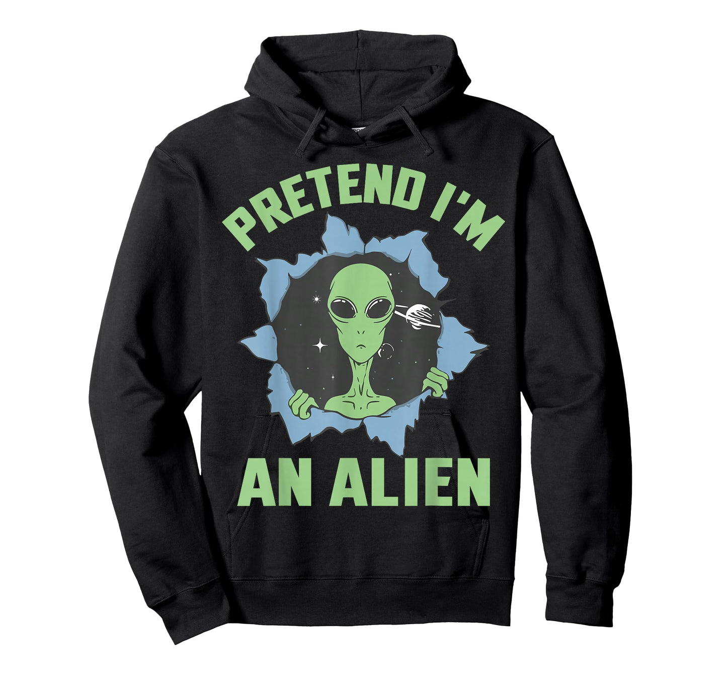 Pretend I'm an Alien Funny Lazy Alien Halloween Costume T-Shirt