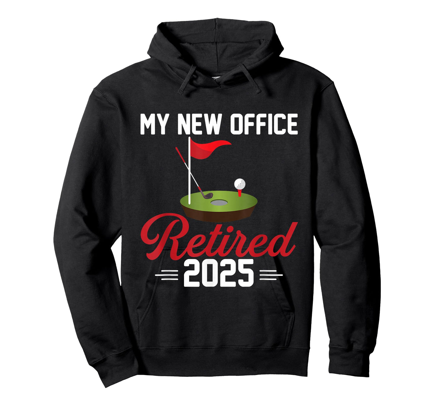 My New Office Retired 2025 Golf Retirement T-Shirt