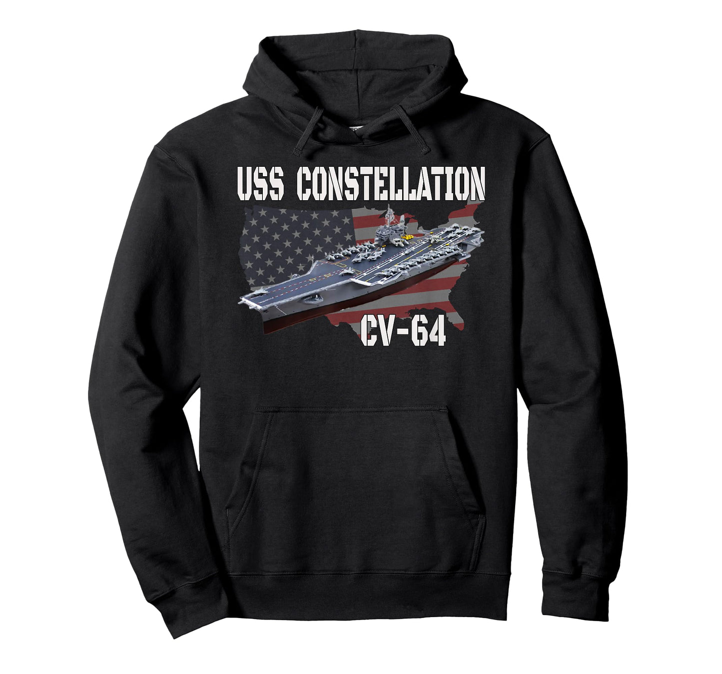 USS Constellation CV-64 Aircraft Carrier Veterans Day T-Shirt