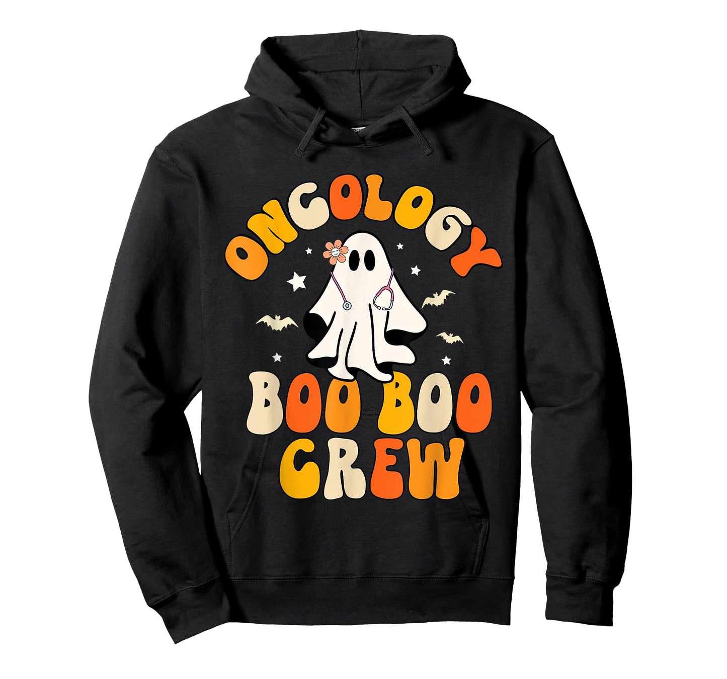 Groovy oncology Nurse Boo Boo Crew Ghost Nursing Halloween T-Shirt