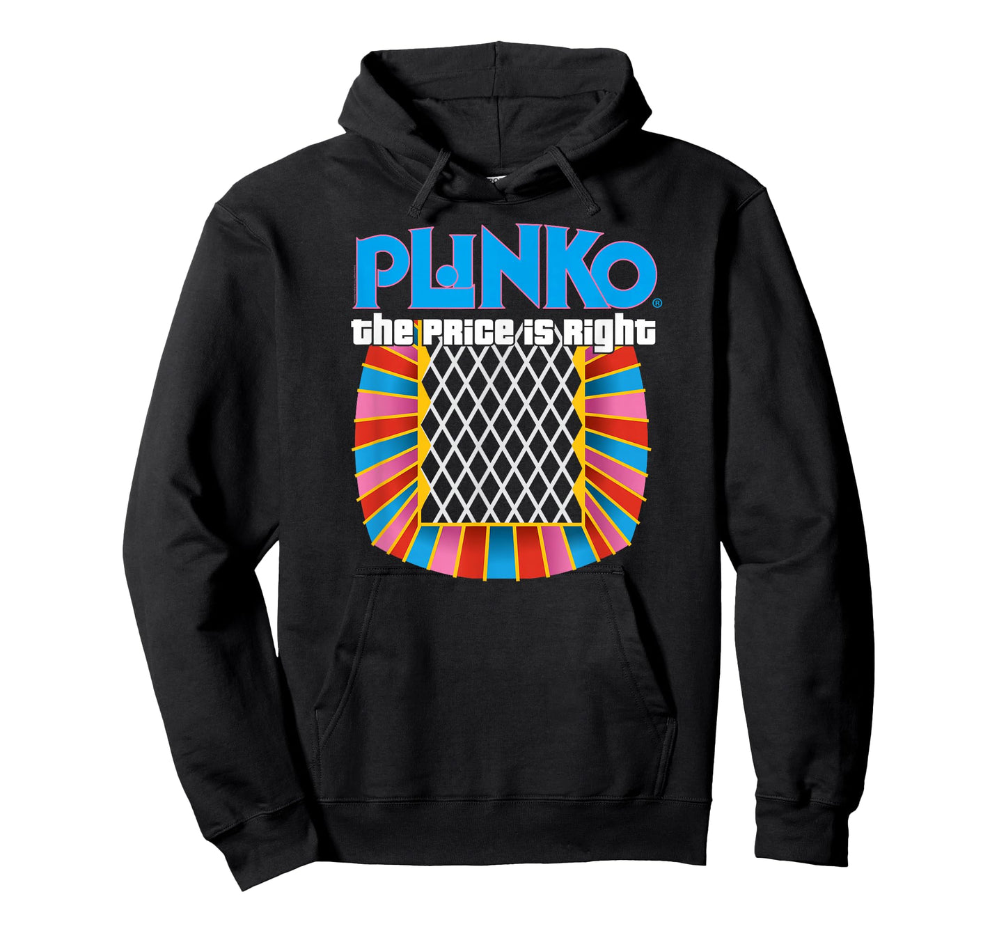 Price is Right Unisex-Adults Black Plinko T-Shirt, Small