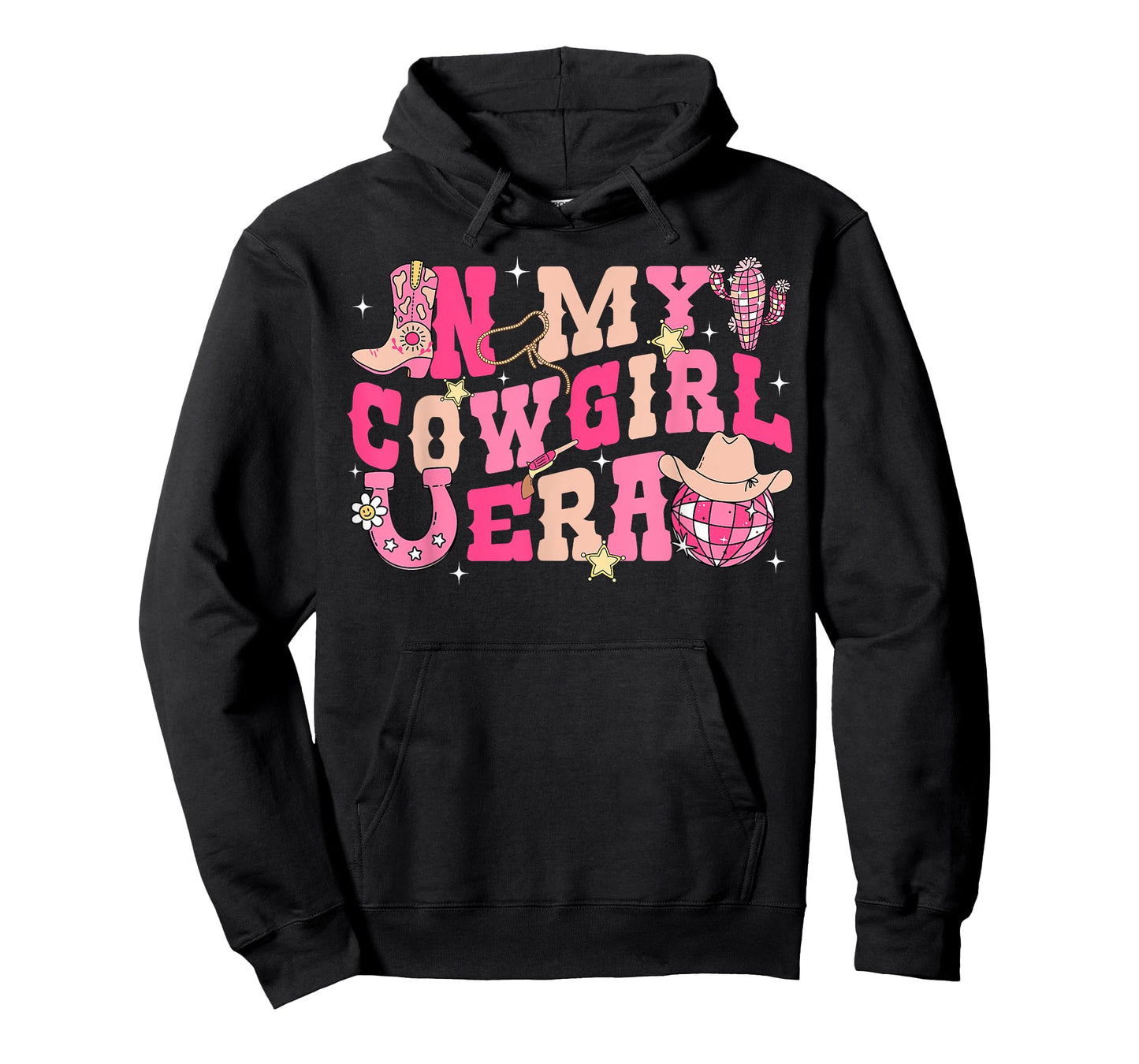 In My Cowgirl Era Groovy Cute Western Rodeo Cowgirl T-Shirt