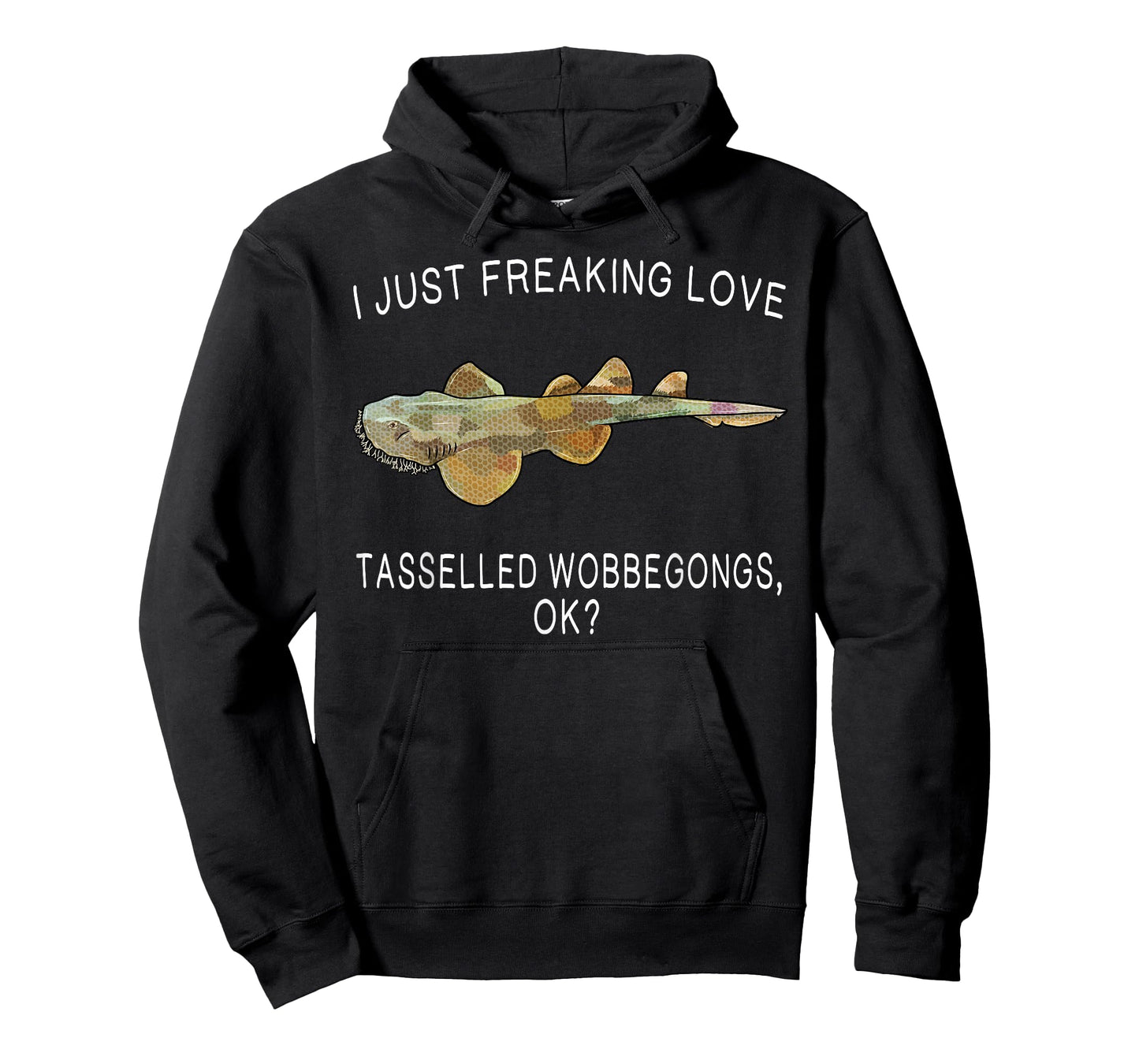 Funny I Just Freaking Love Tasselled Wobbegong Ok? Shark T-Shirt
