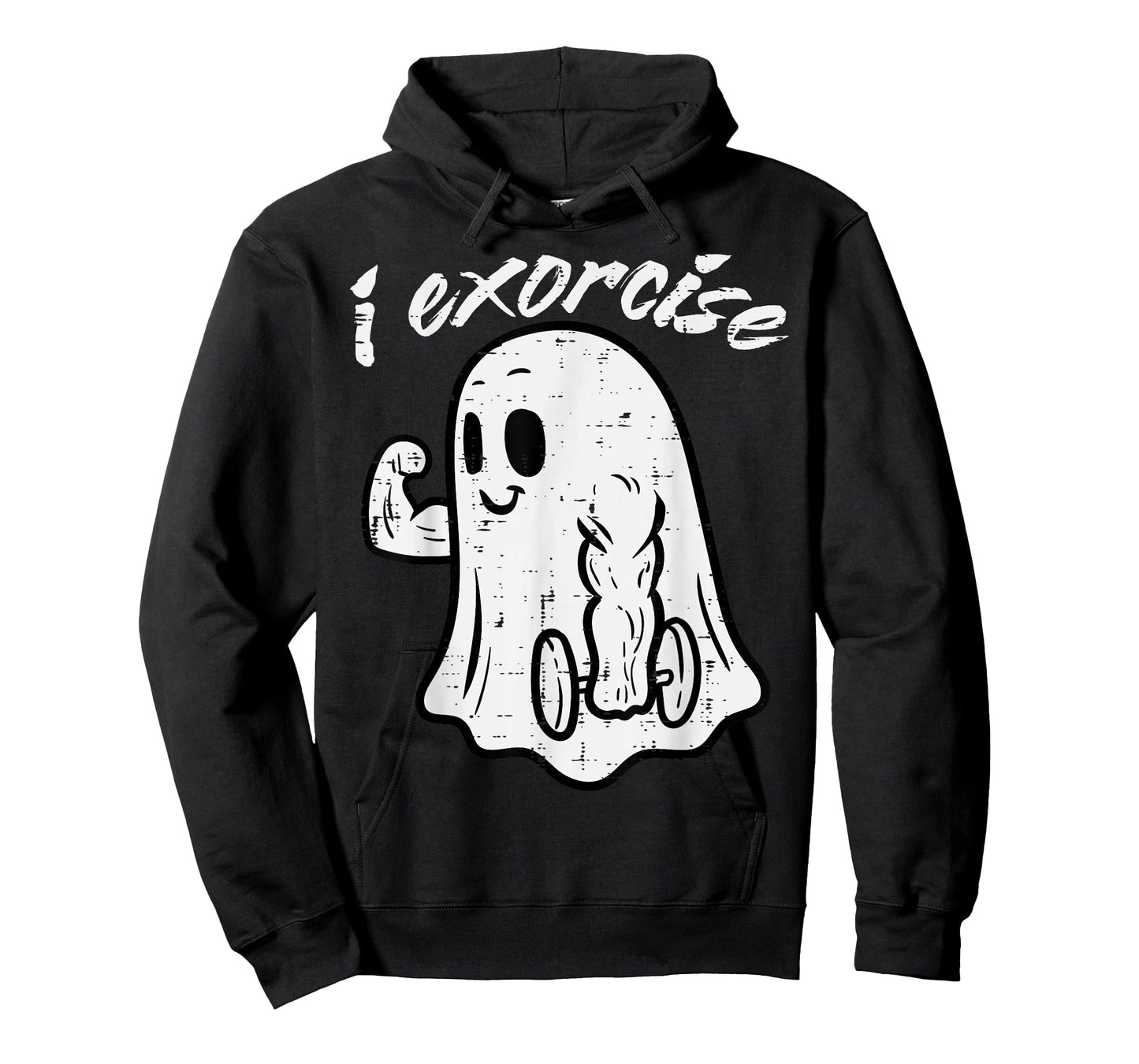 Halloween Exercise Ghost I Exorcise Gym Costume Women Men T-Shirt
