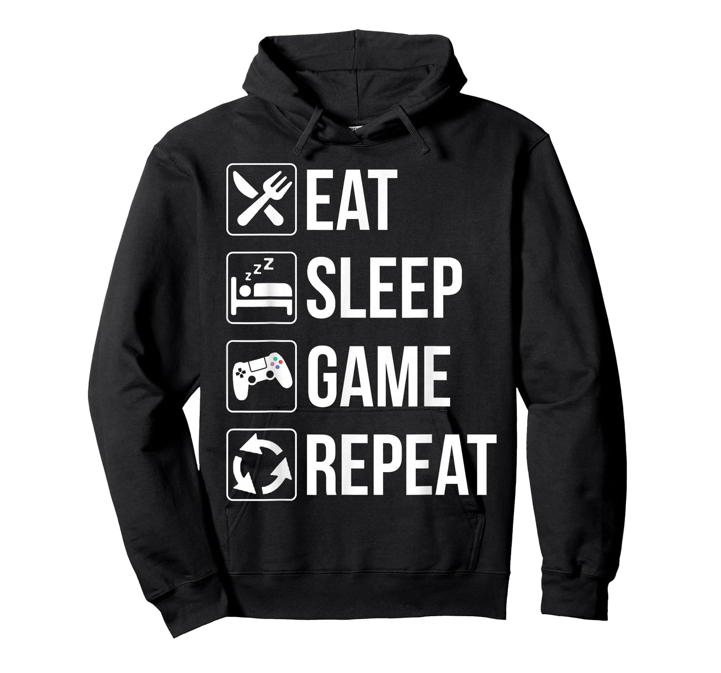 Funny Eat Sleep Game Repeat Shirt Gamer Video Games Lovers T-Shirt
