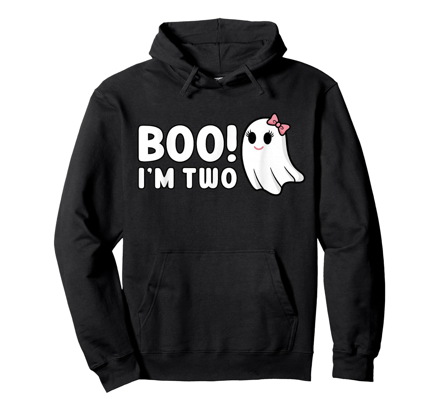 Boo Im Two Cute 2 Year Old Girl Ghost Halloween Birthday T-Shirt