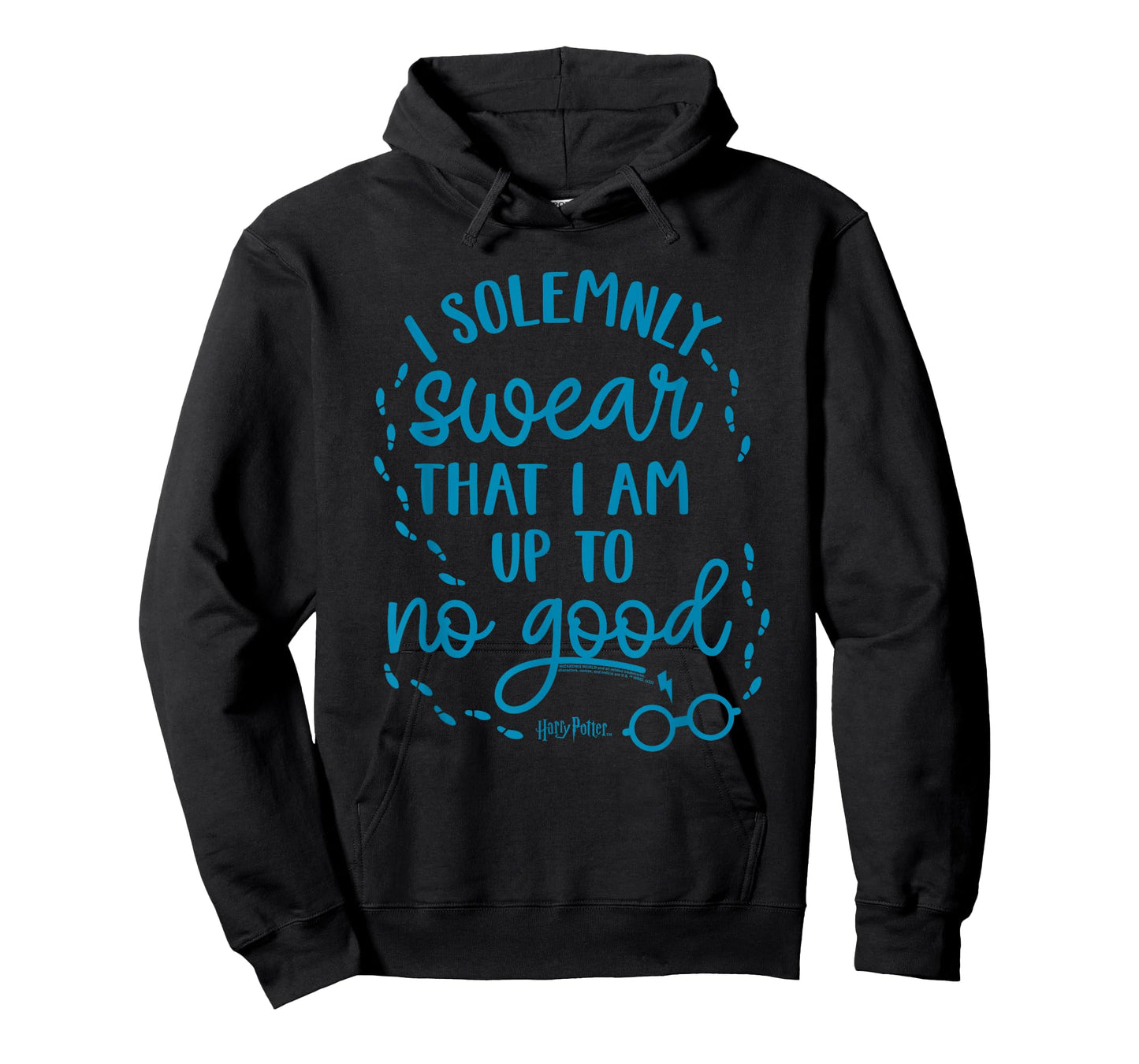 Harry Potter Up to No Good on Blue T-Shirt