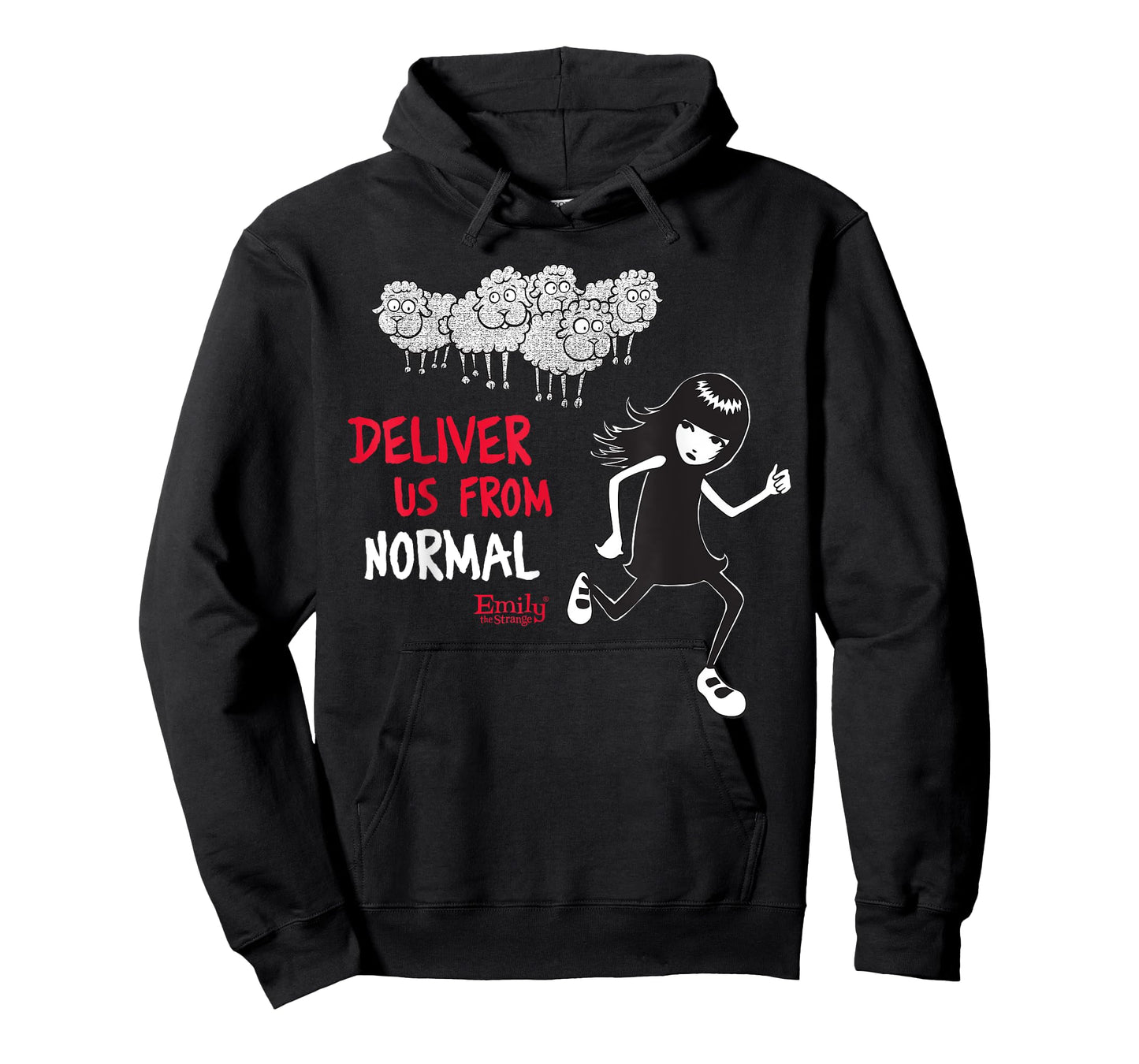 Emily The Strange Deliver Us From Normal T-Shirt