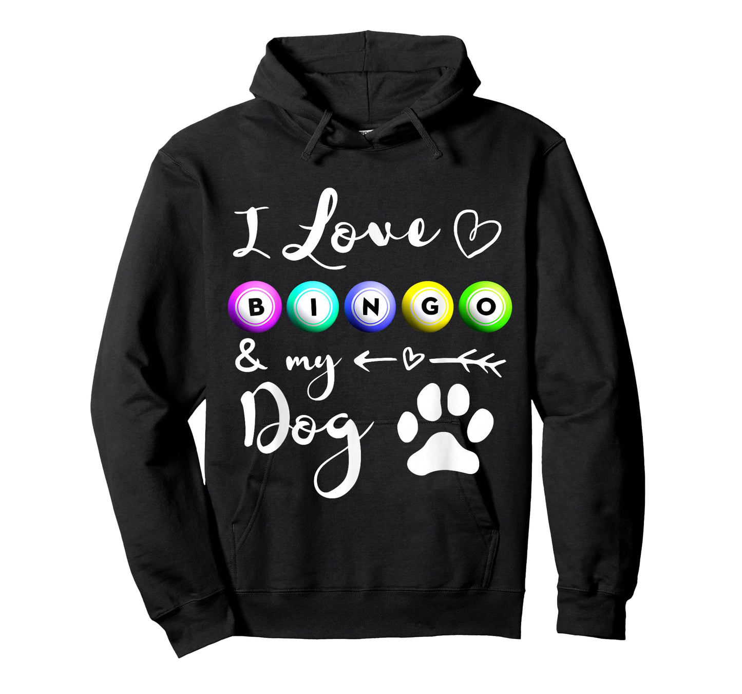 Bingo for Women I love Bingo and my Dog Gift T-Shirt