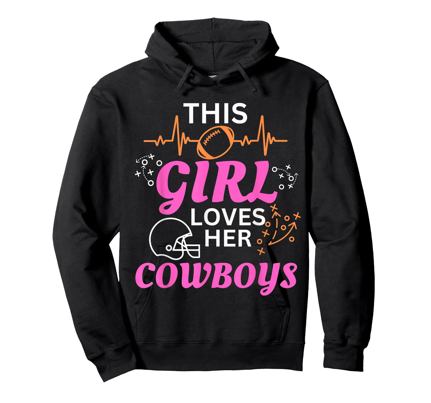 This Girl Loves Her Cowboy Cute Texas Dallas T-Shirt